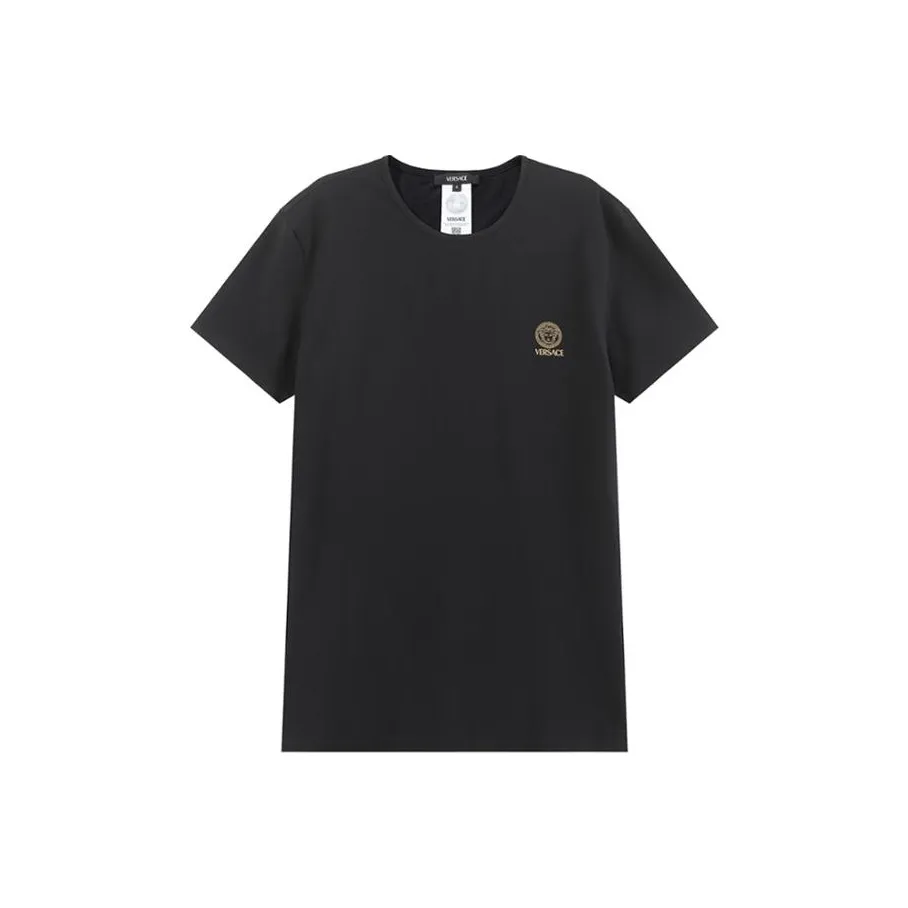 VERSACE SS24 T Рубашка Мужская Черная