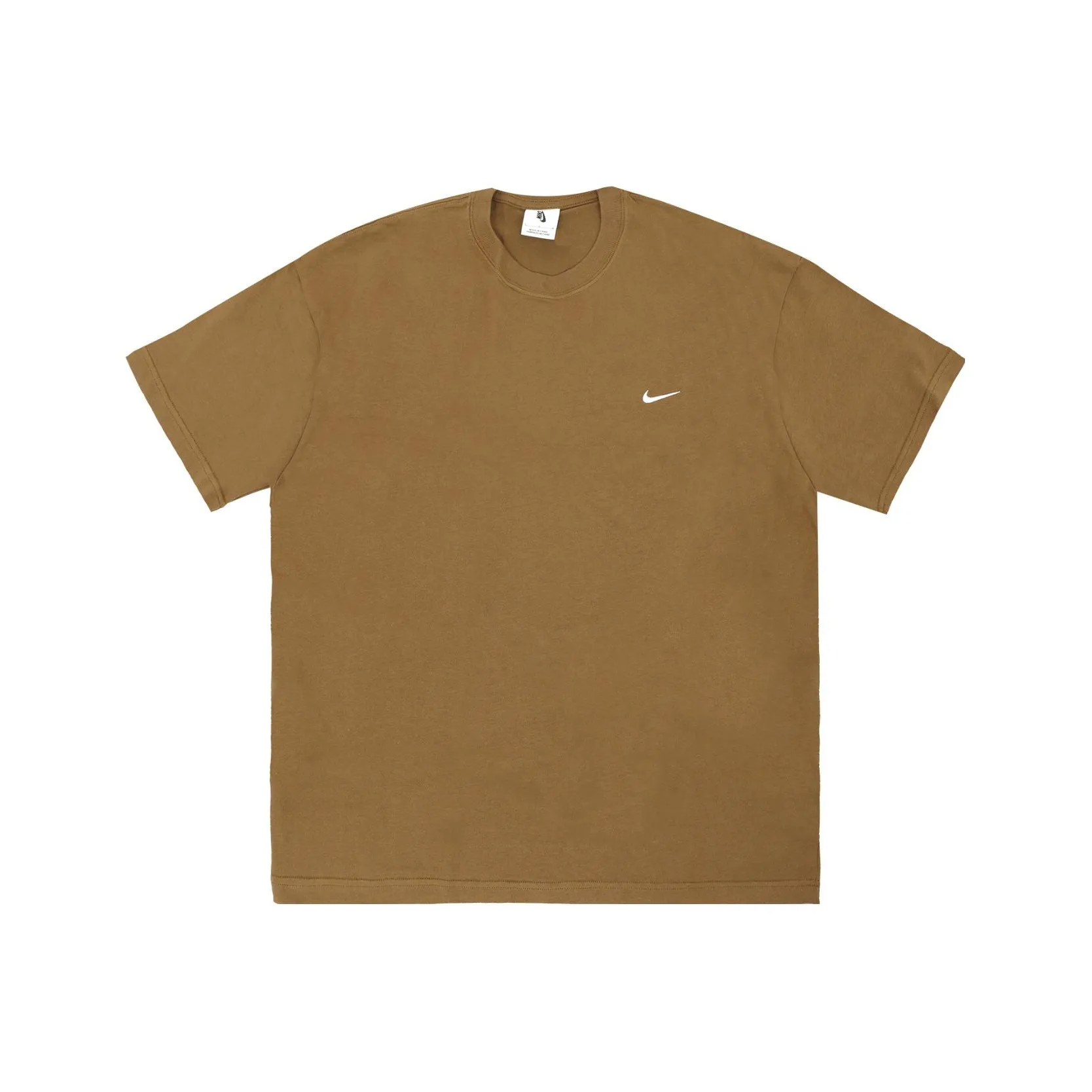 Nike Solo Swoosh T Shirt Men's Light Brown