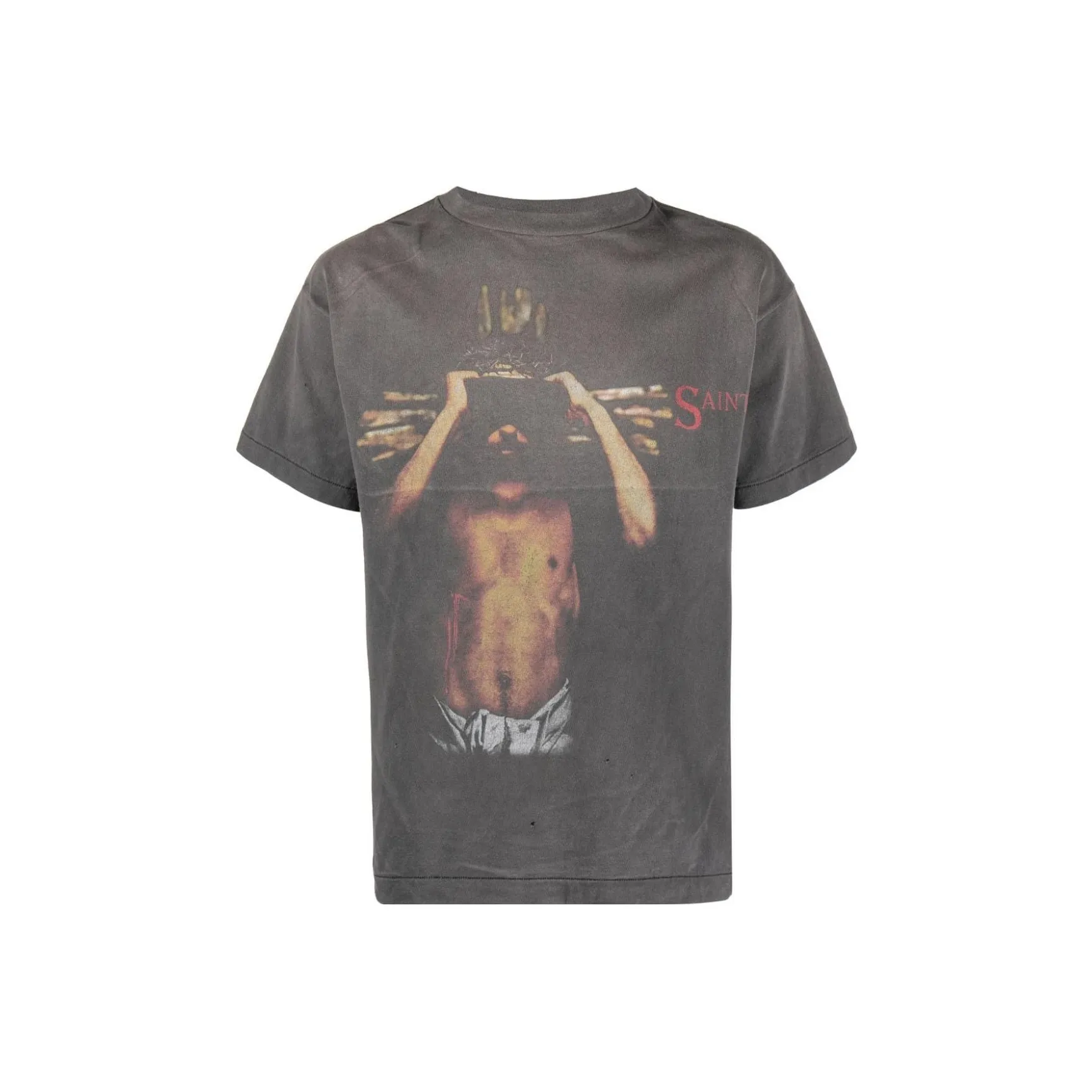 SAINT Mxxxxxx T Shirts Men's Gray