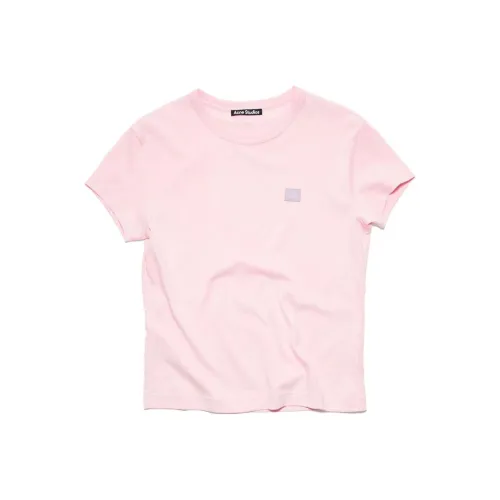 ACNE STUDIOS Розовая Унисекс Футболка