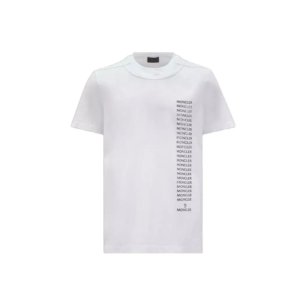 MONCLER Белая Мужская T-рубашка