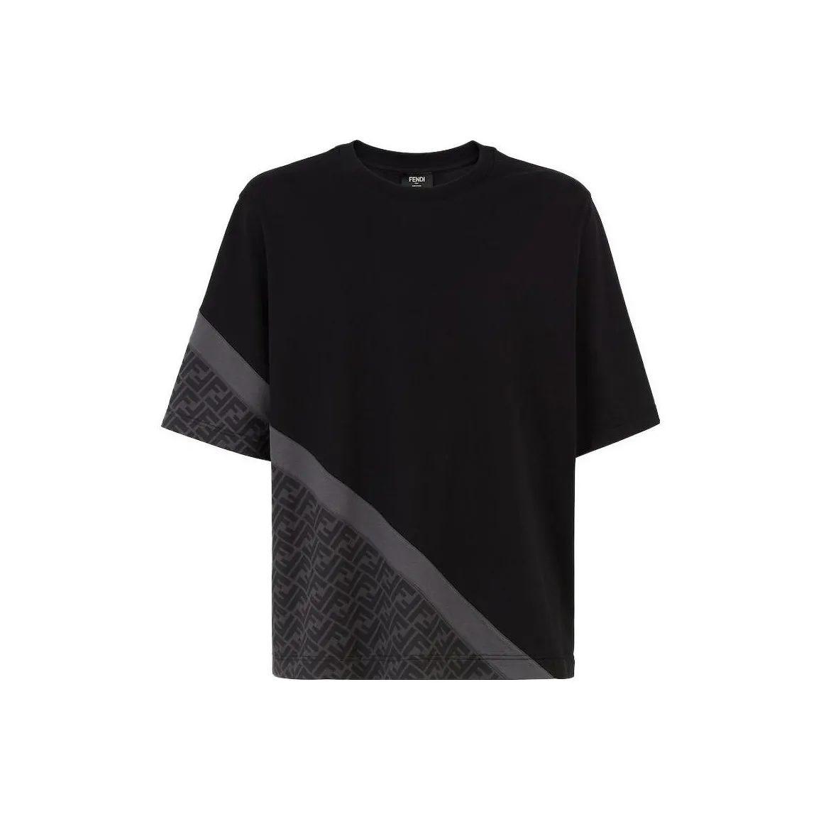 FENDI Diagonal FF printed Cotton T shirt