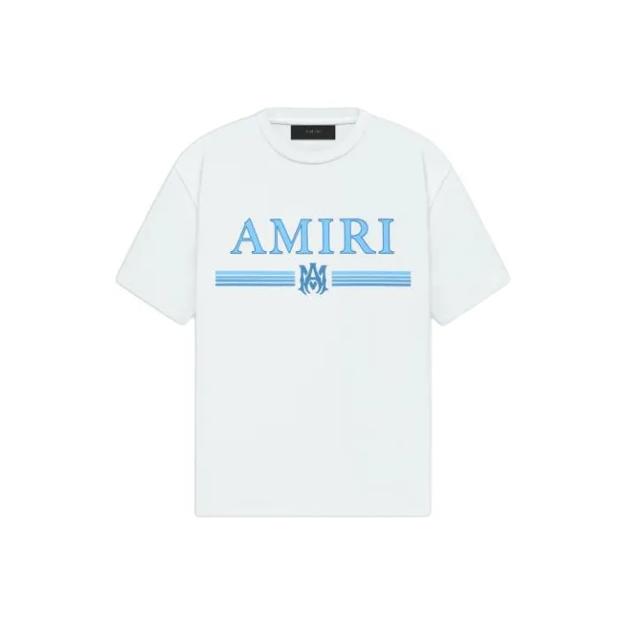 AMIRI SS24 Ma Барная стойка Tee T Рубашка Мужская Белая