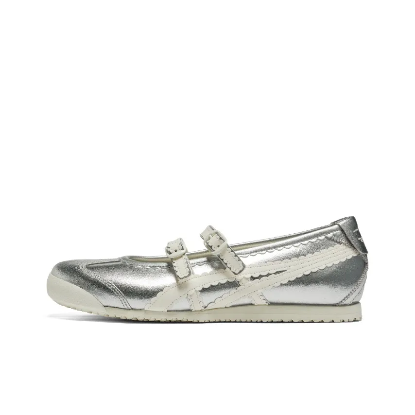 Onitsuka Tiger Onitsuka Tiger Mexico 66 Tgrs Silver Cream Women's