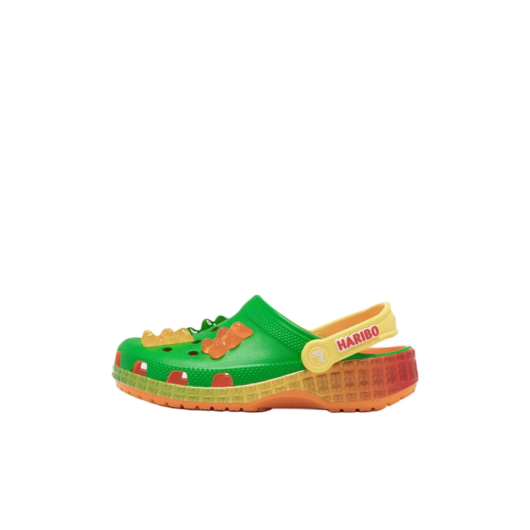 Crocs Classic Clog Устойчивый к истиранию Низкий Топ Детские Сандалии Зеленый Детский