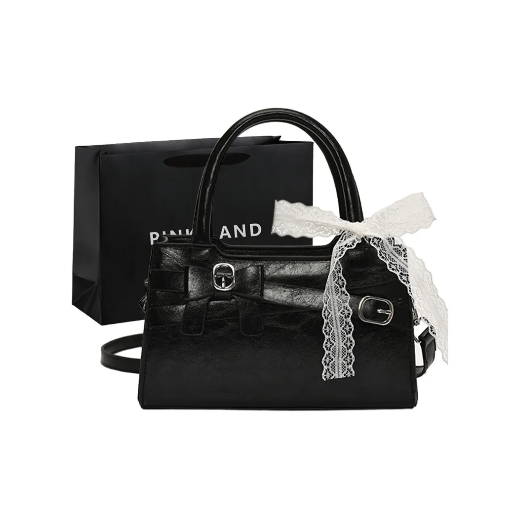 PINK·LAND ПУ (полиуретан) Сумка через плечо Сумка Женская Черный Кофейный Розовый Белый