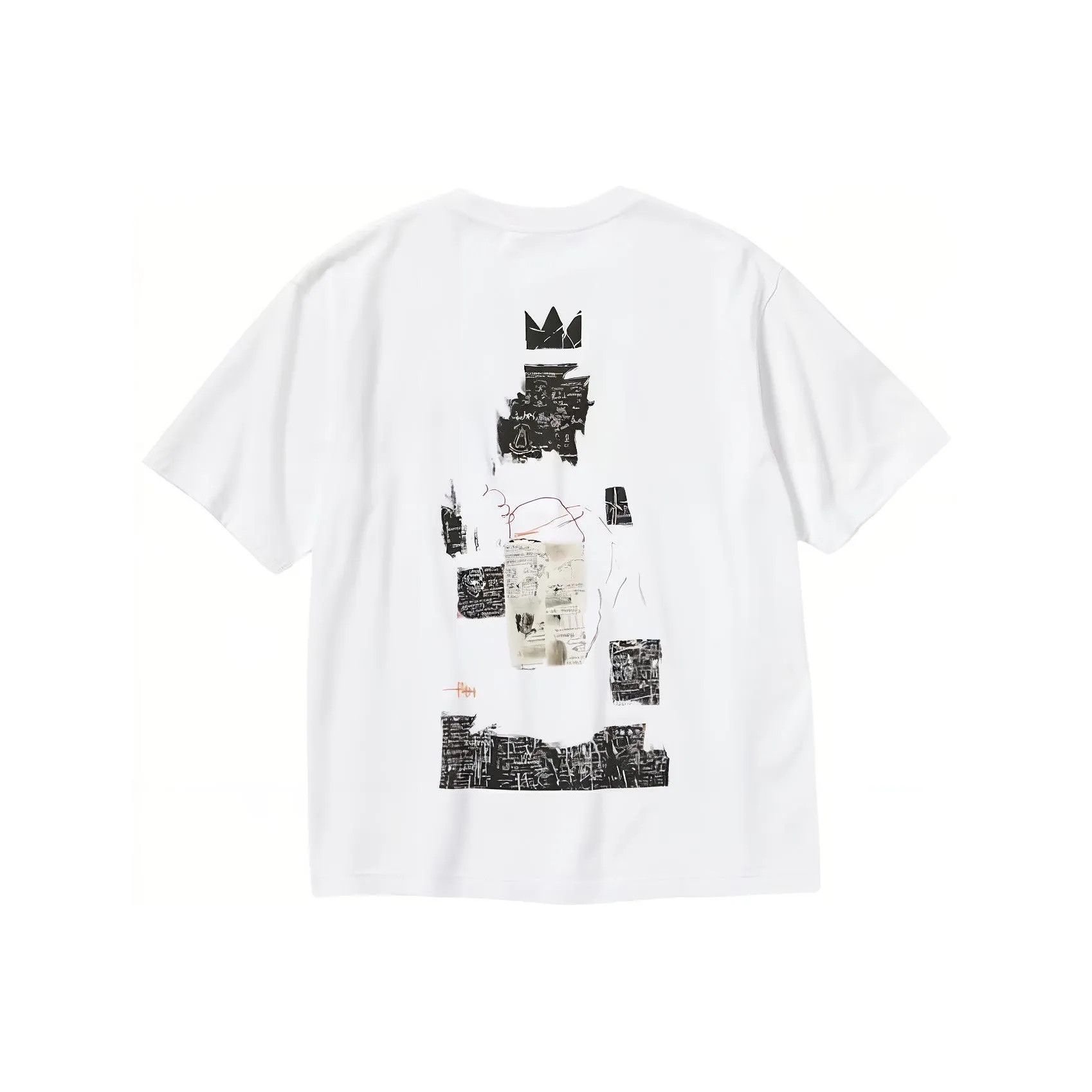 Jean michel Basquiat X UNIQLO Basquiat Collaboration T Shirts Unisex White