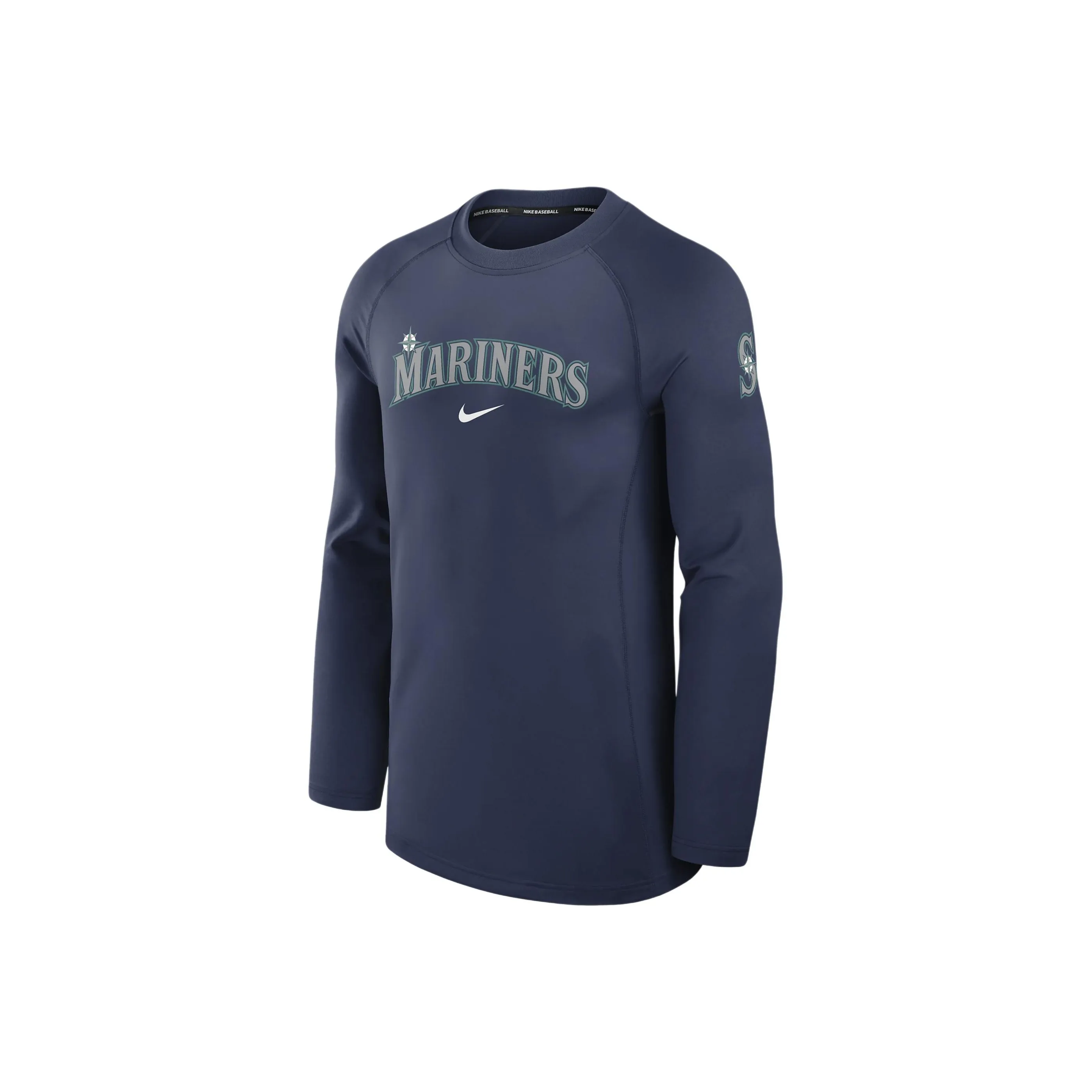 Nike Seattle Mariners Authentic Collection Game Time Men's Nike Dri FIT Mlb Long Sleeve T Shirt