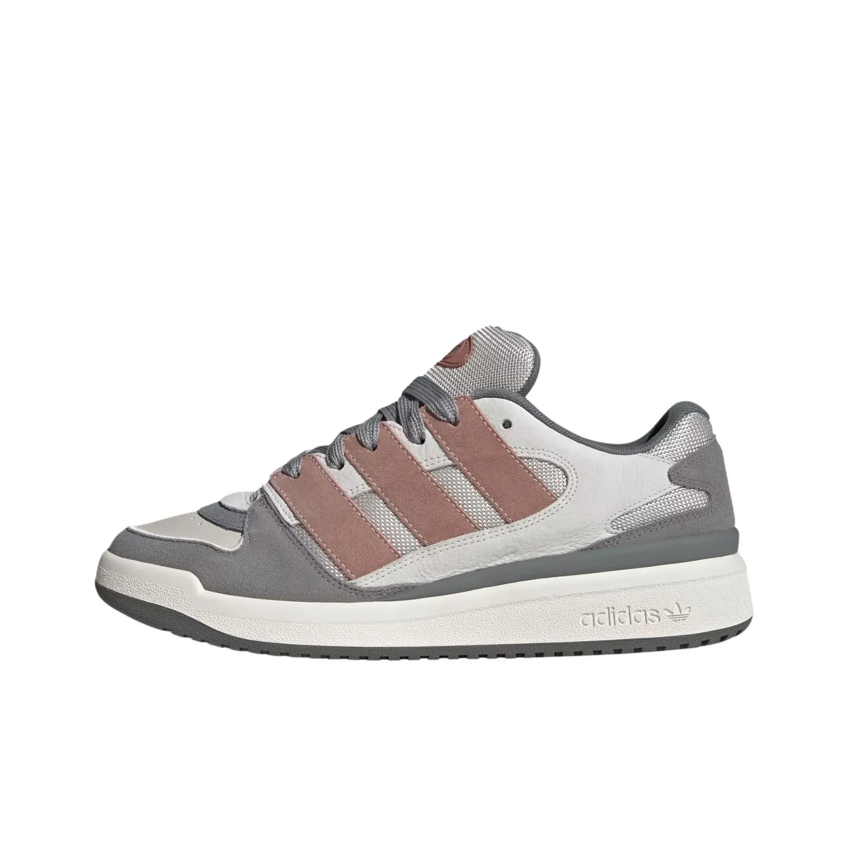 Adidas Forum2000 Core White Warm Clay Grey Three