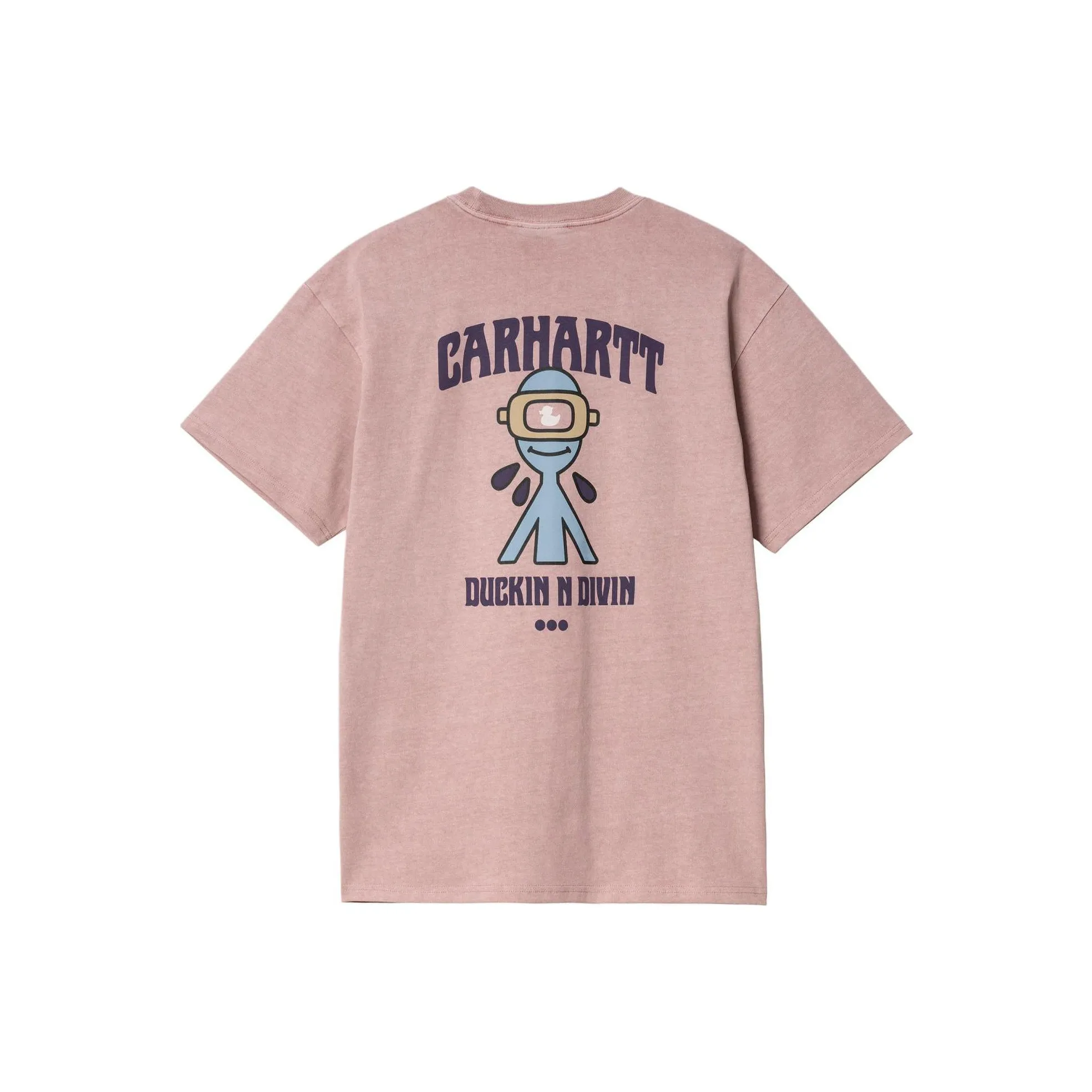 Carhartt WIP SS24 S/S Duckin' T Shirt T Shirt Men's Pink