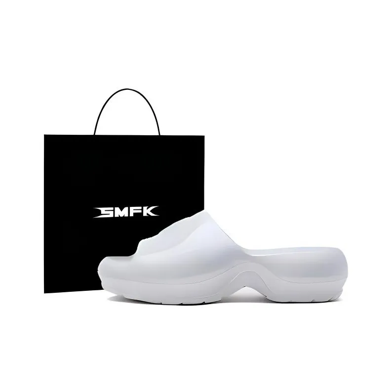 SMFK Slip Resistant Slide Slippers Women's Dusty Gray