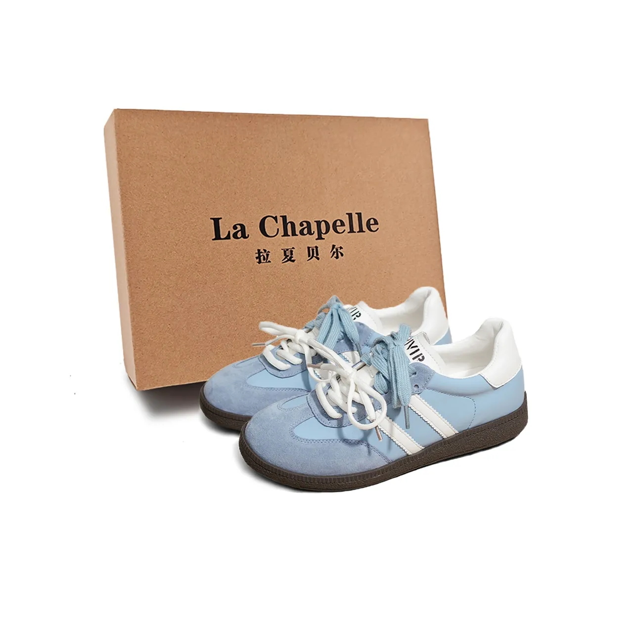 La Chapelle Platform Niche Affordable White Sneakers Cushioning Wear Resistant Low Top Skateboard Shoes Women's