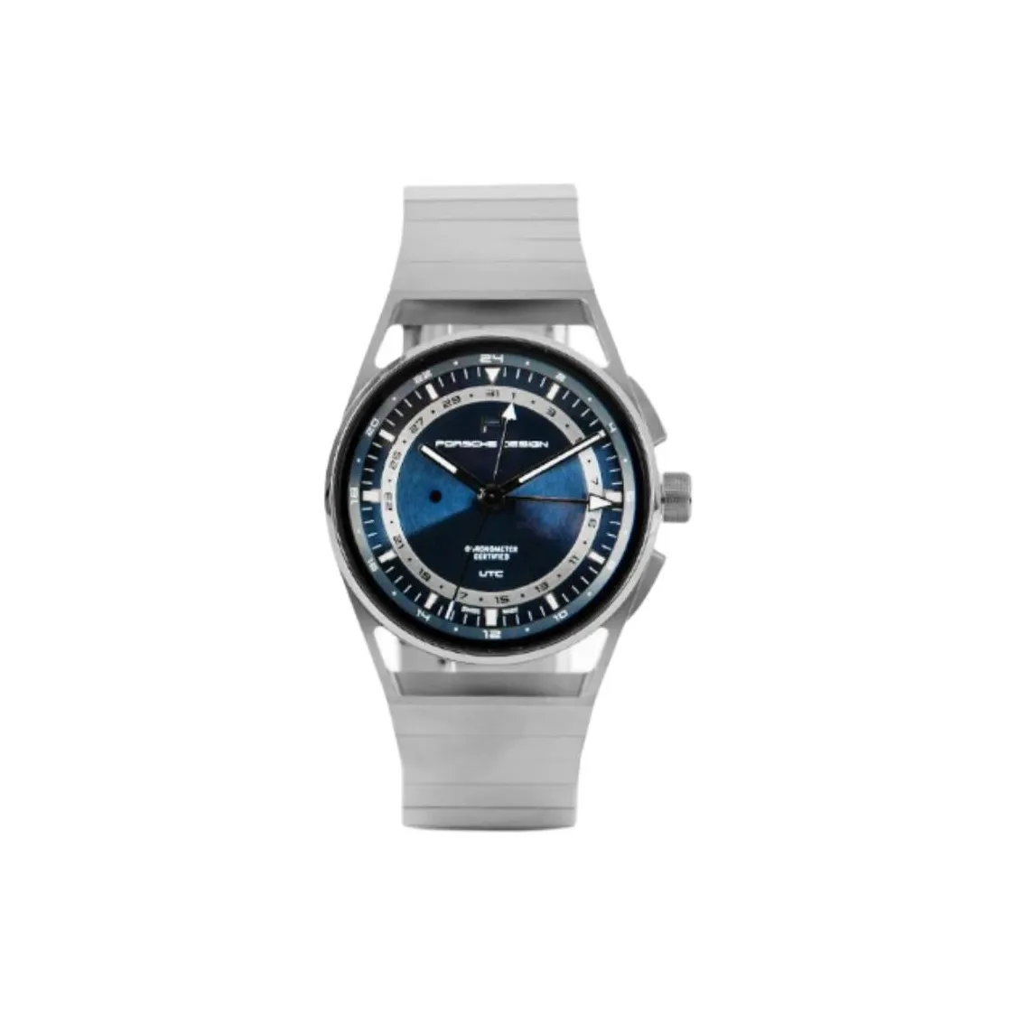 PORSCHE DESIGN Wrist Watch Automatic Mechanical Movement Titanium Strap 42mm Blue Dial Unisex
