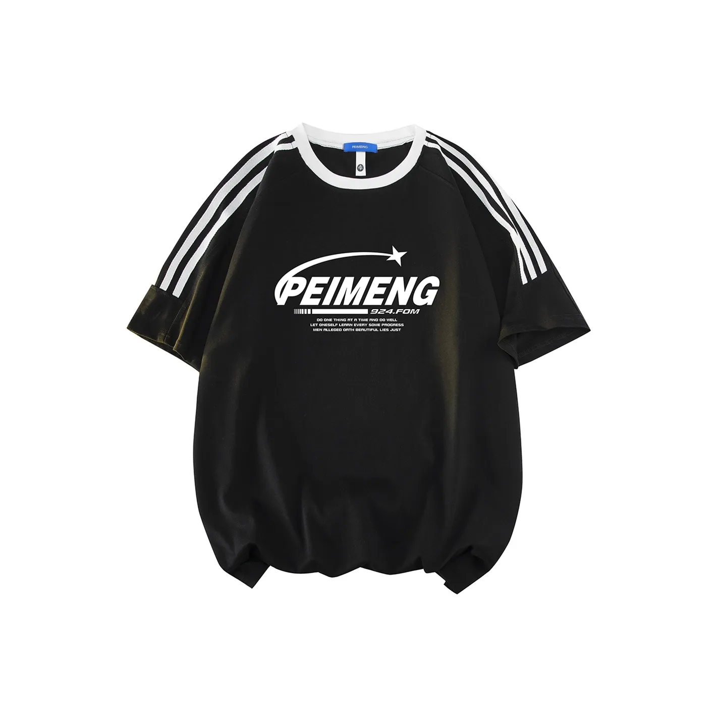 PEIMENG Short Sleeved T Shirts Unisex Comes With Necklace