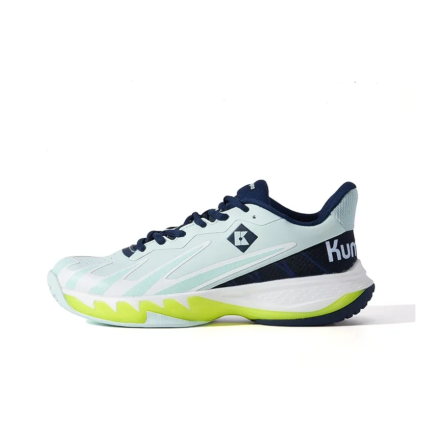 KUMPOO Asura Collection Амортизация Поддержка Баланс Низкий Топ Бадминтон Обувь Унисекс Aqua Темно-синий Синий