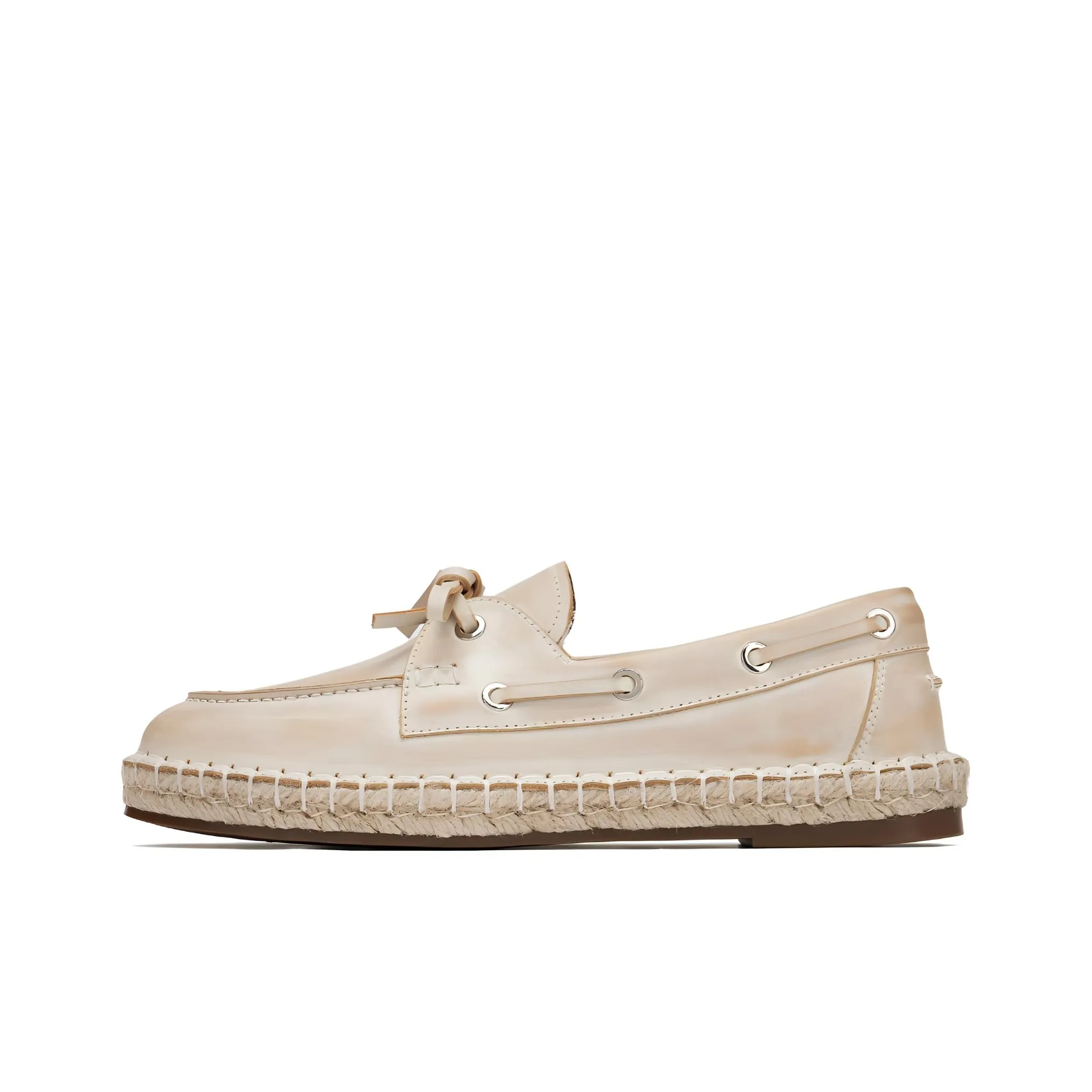 73Hours Caramel Смешанные Лоферы Женские Ecru