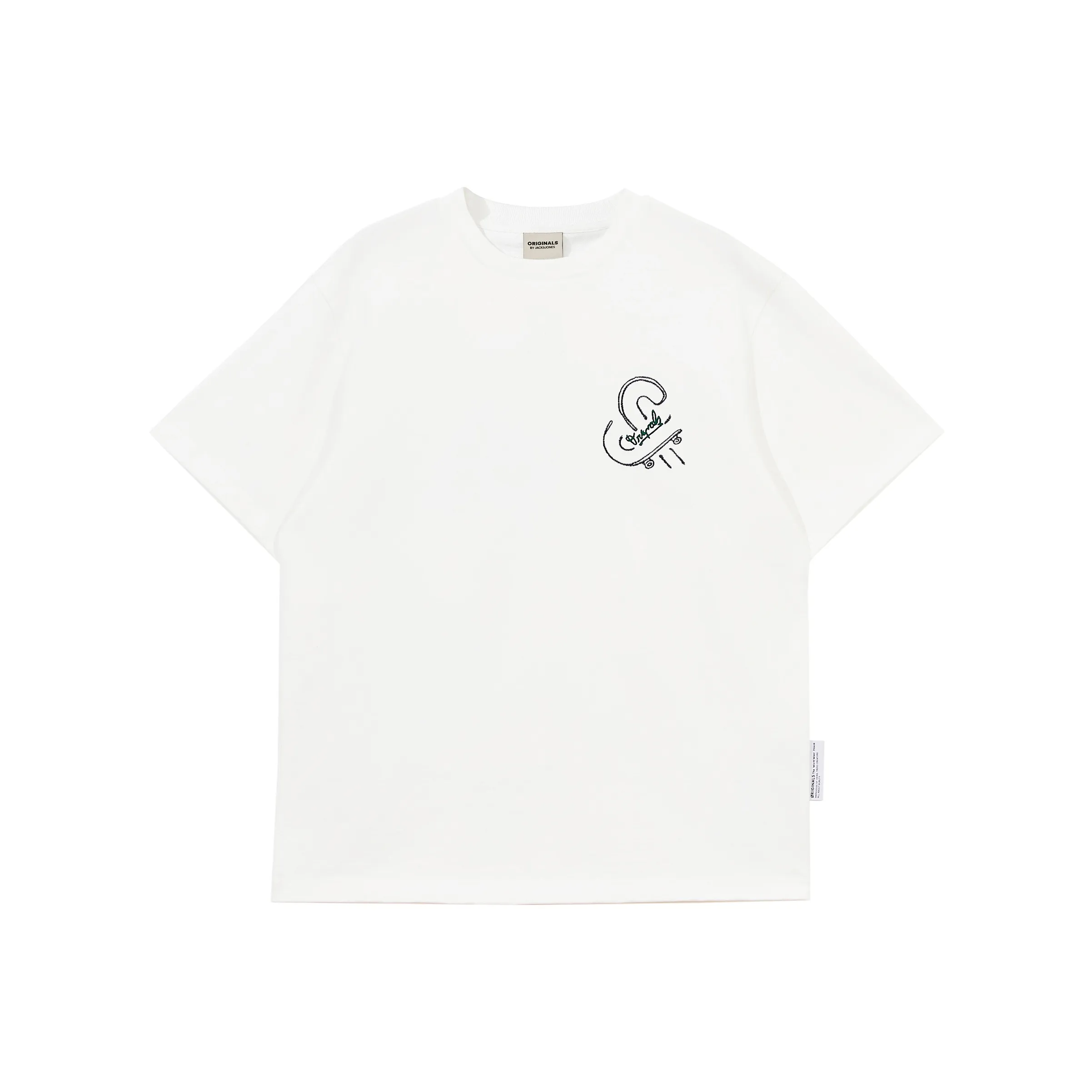 JACK JONES· T Shirt Unisex Milk White