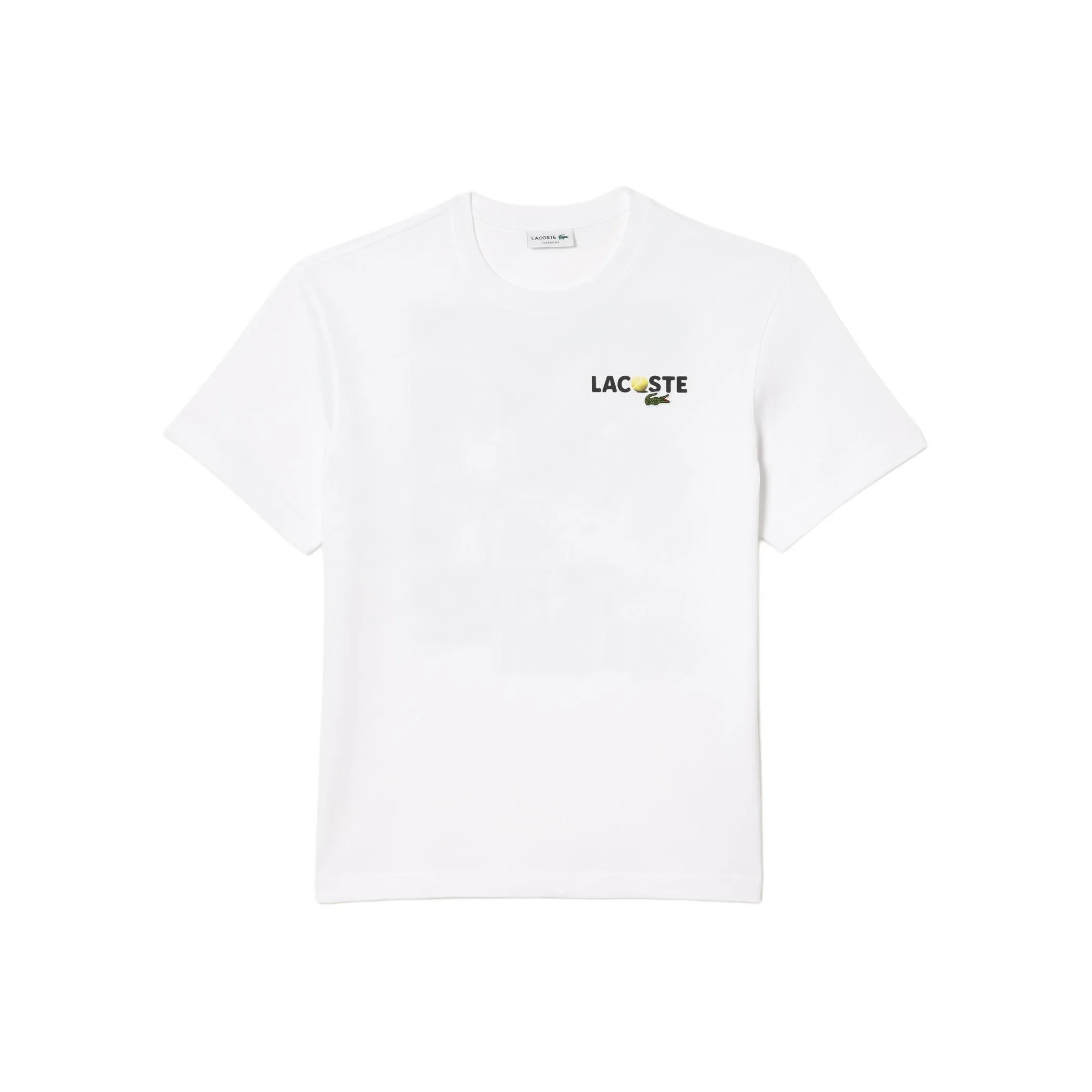 LACOSTE Graphic print Cotton T shirt