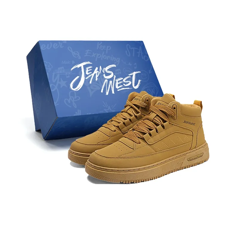 JEANSWEST визуально увеличивает рост устойчивые к истиранию высокие кроссовки для скейтбординга унисекс