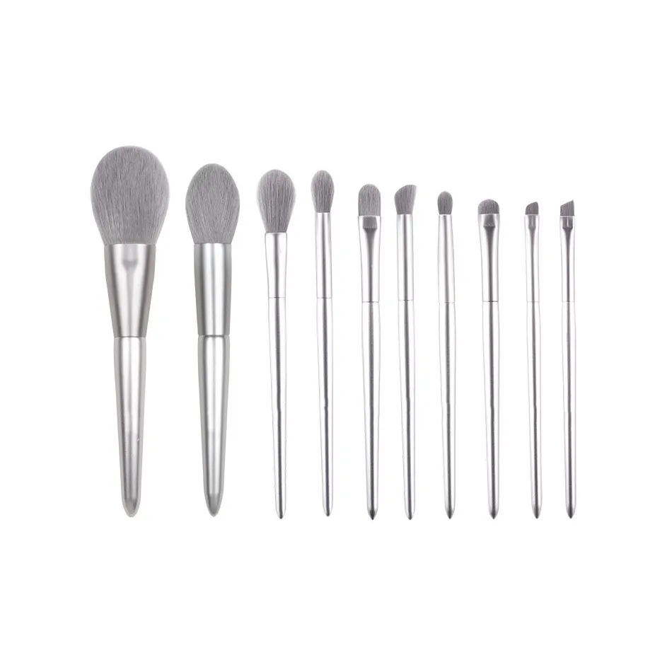 XIBI Flowing Light Fiber Naked Makeup Brushes 10 Pcs