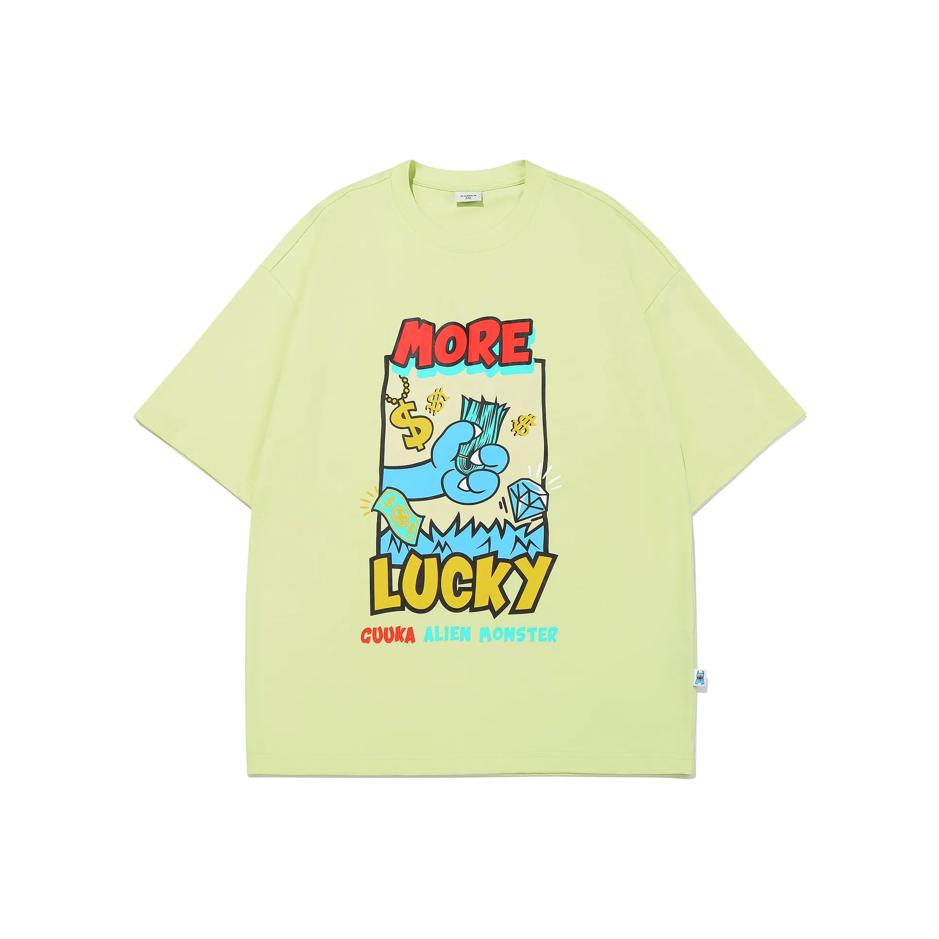 Guuka Short Sleeved T Shirts Unisex Neon Yellow