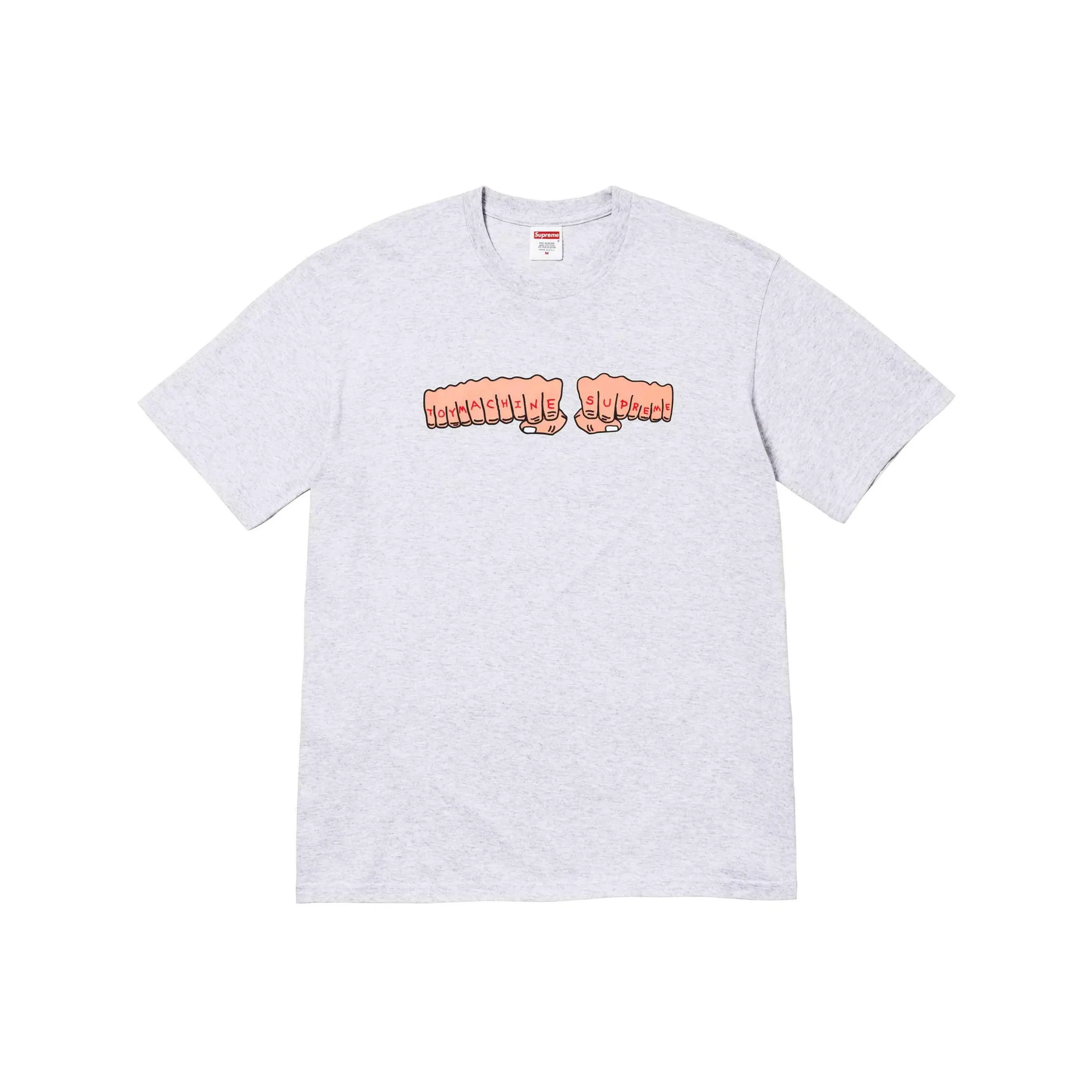 Supreme Toy Machine Fist Tee Burnt Red