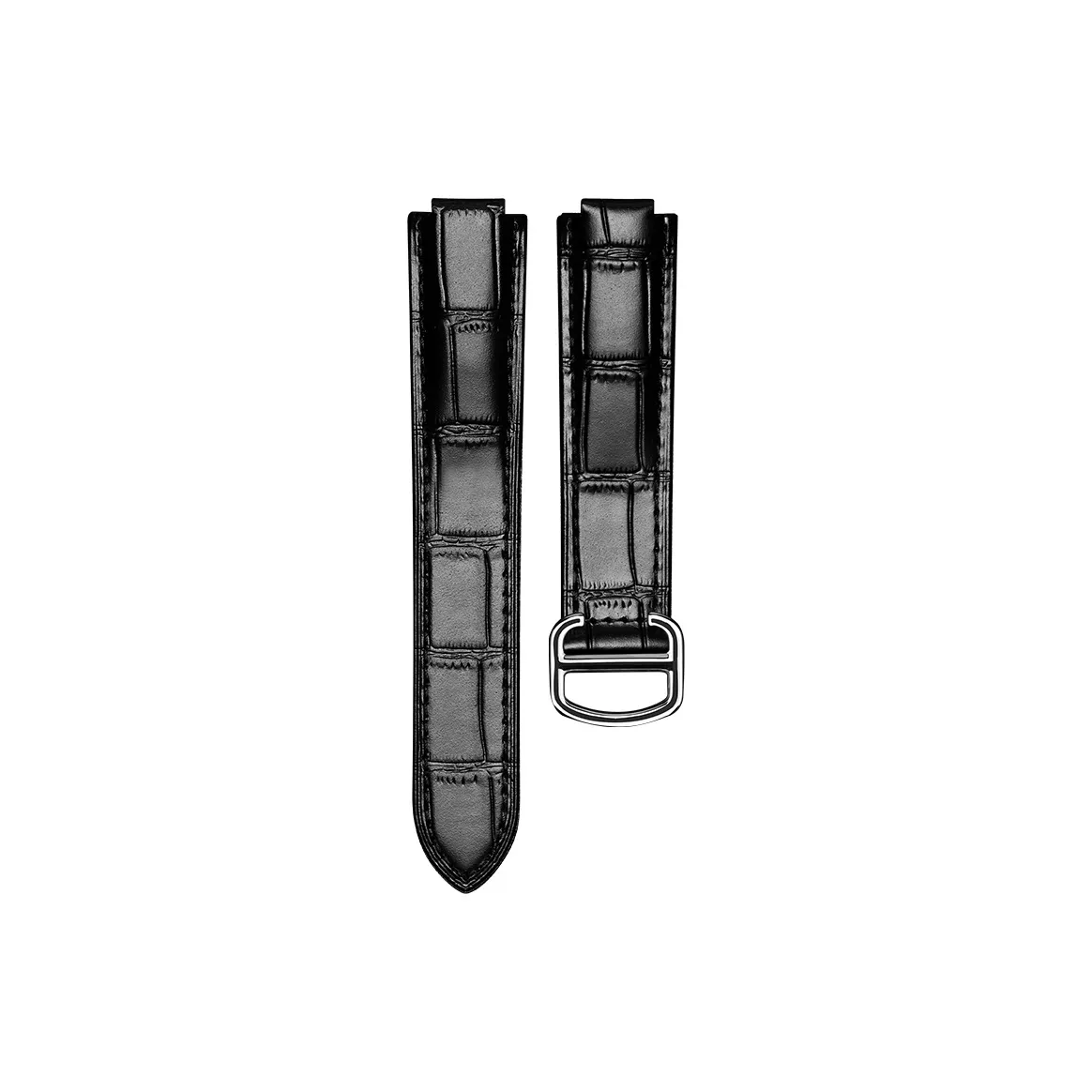 WOALMORN Strap Cartier Compatibility Cowhide Leather Material 20 12cm