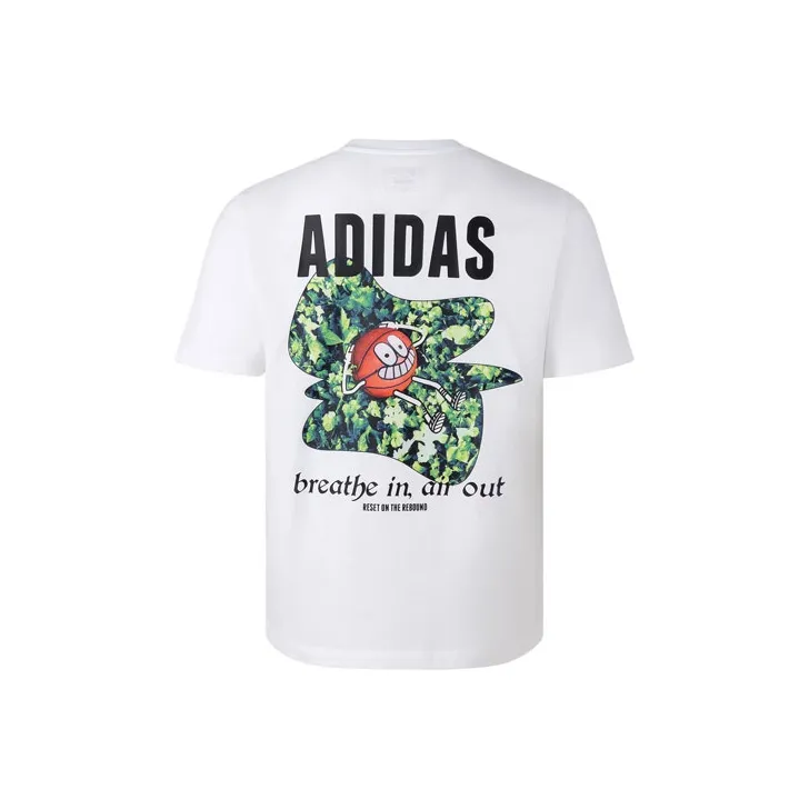 Adidas Белая Мужская Футболка