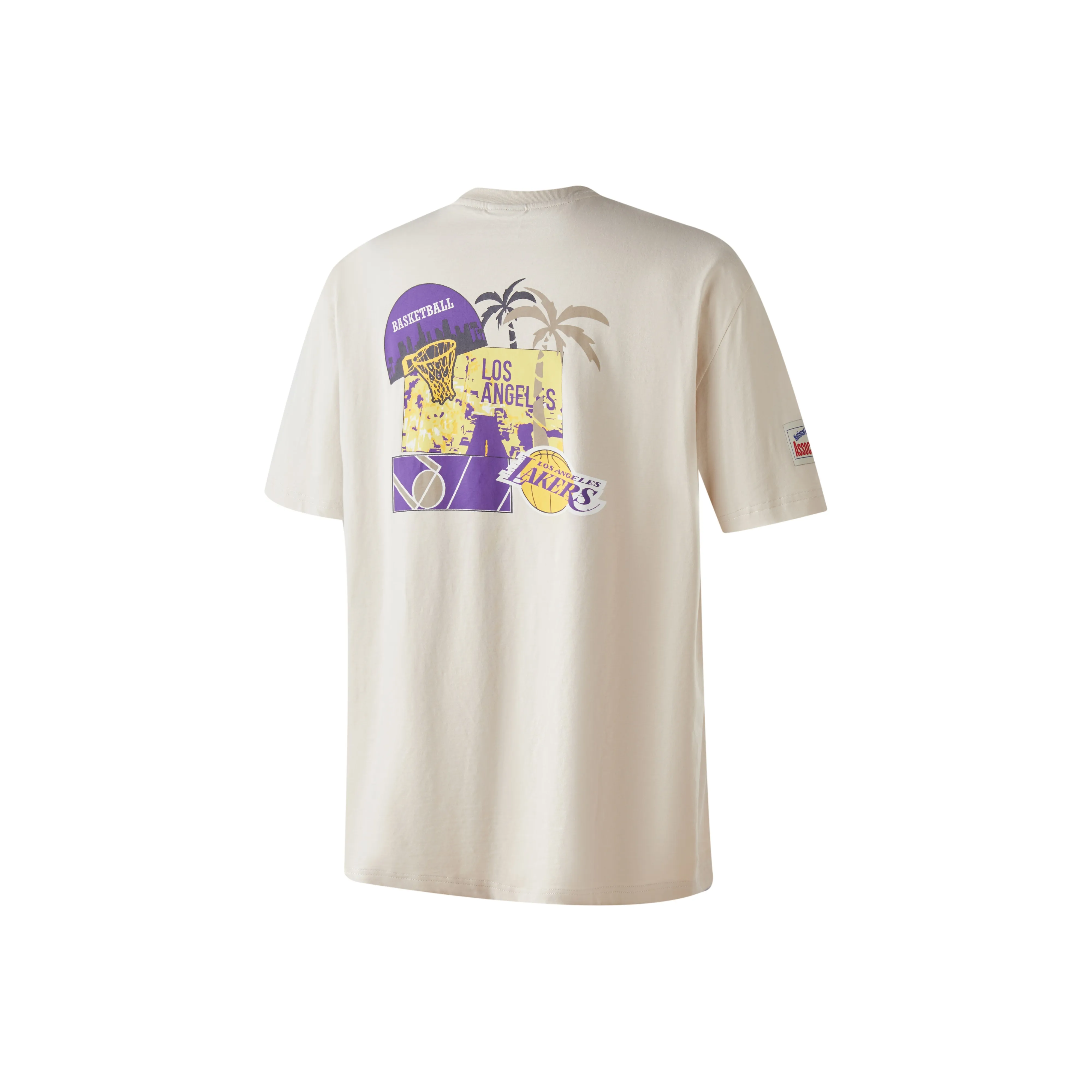 NBA T-Shirt Унисекс Light Серый Белый