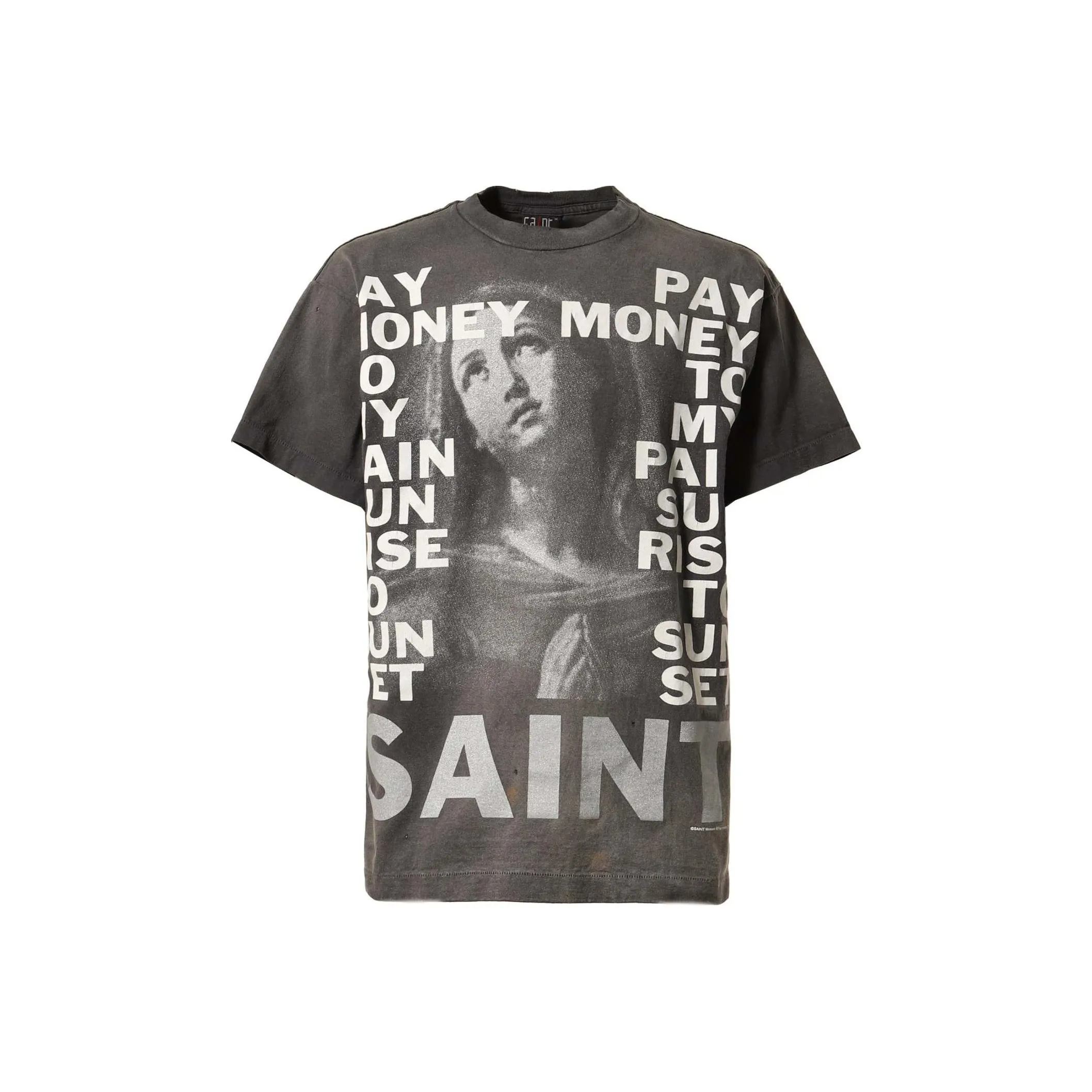 SAINT Mxxxxx x Pay Money To My Pain SS24 T Shirt Men's Gray