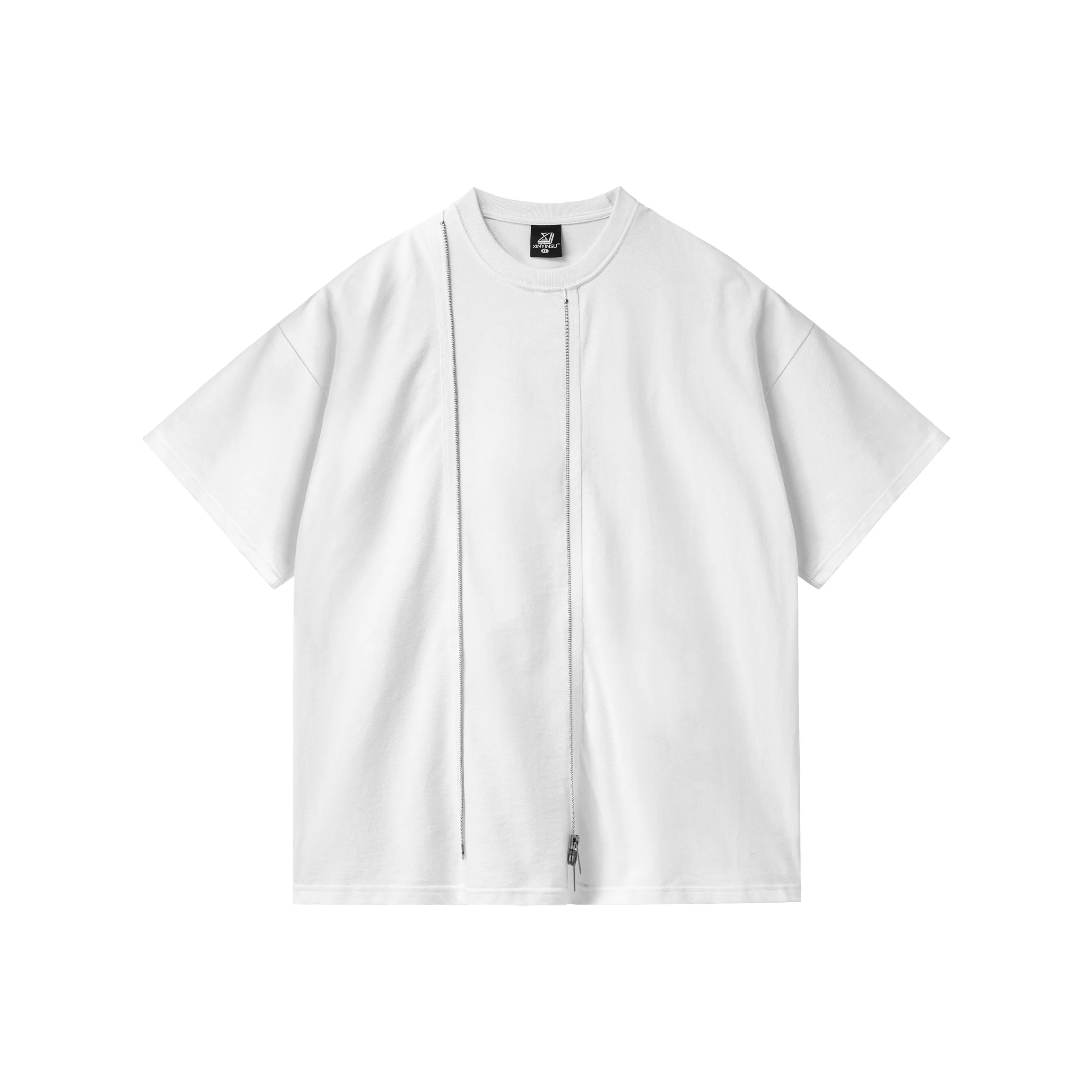 XINYINSU SS24 Summer T Shirt Unisex Couple's Black