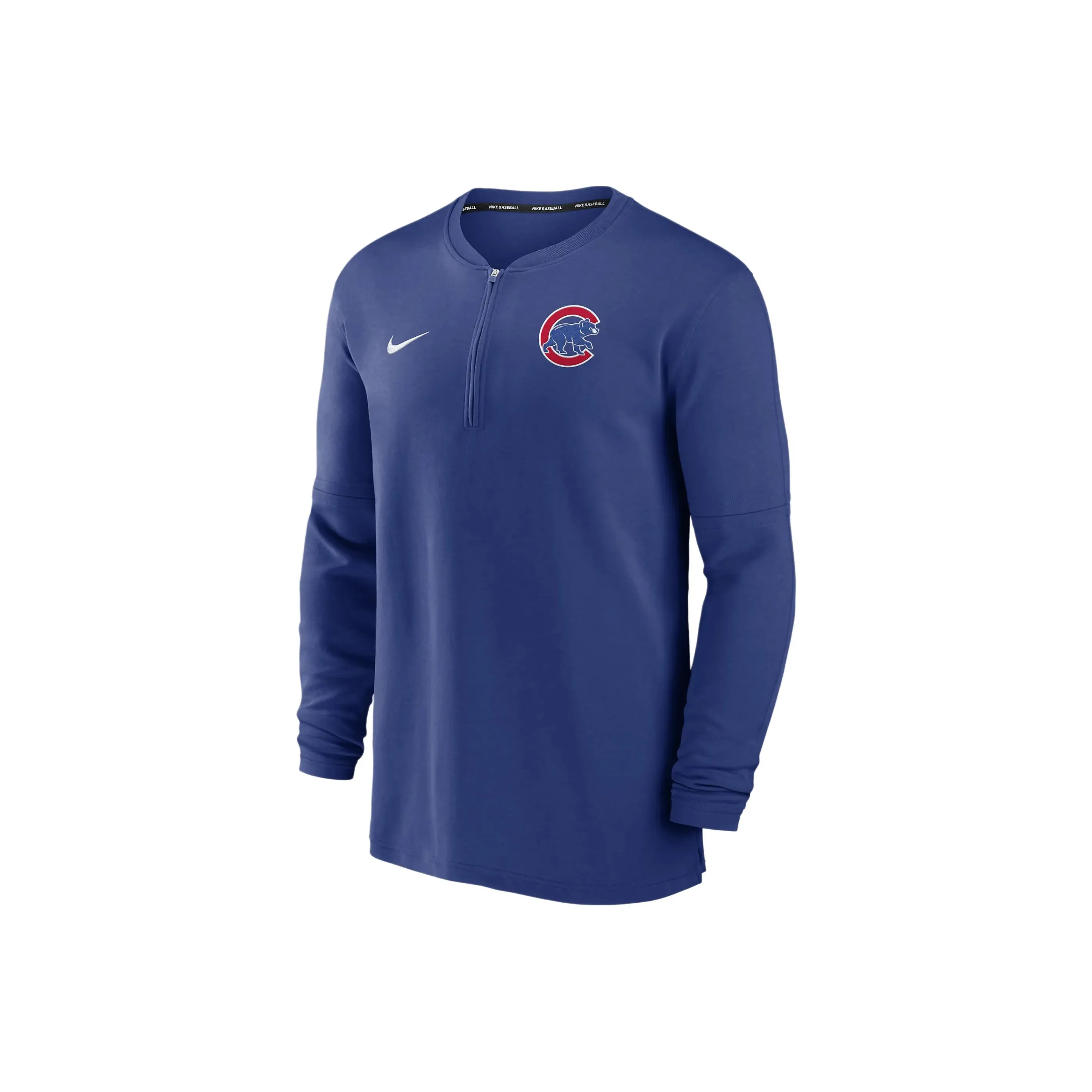 Nike Chicago Cubs Authentic Collection Game Time Men's Nike Dri FIT Mlb 1/2 Zip Long Sleeve Top