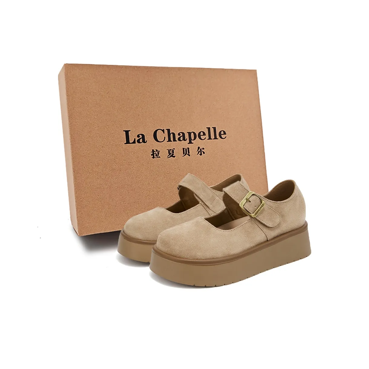 La Chapelle Японский JK Мода 5 см Высота Увеличение Коммутирование Удобный Повседневный Женские Песочный