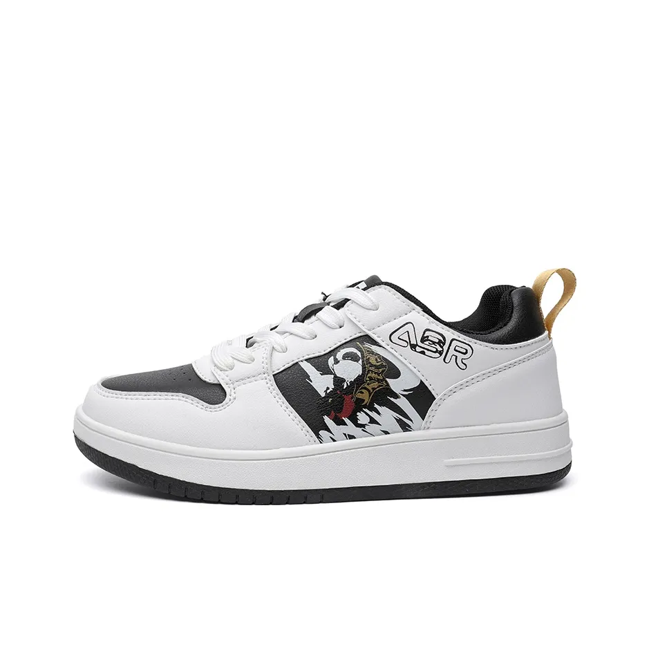 ABIDJAN Graffiti Коллекция Легкие и Дышащие Низкие Кроссовки для Скейтбординга Унисекс Белый Черный