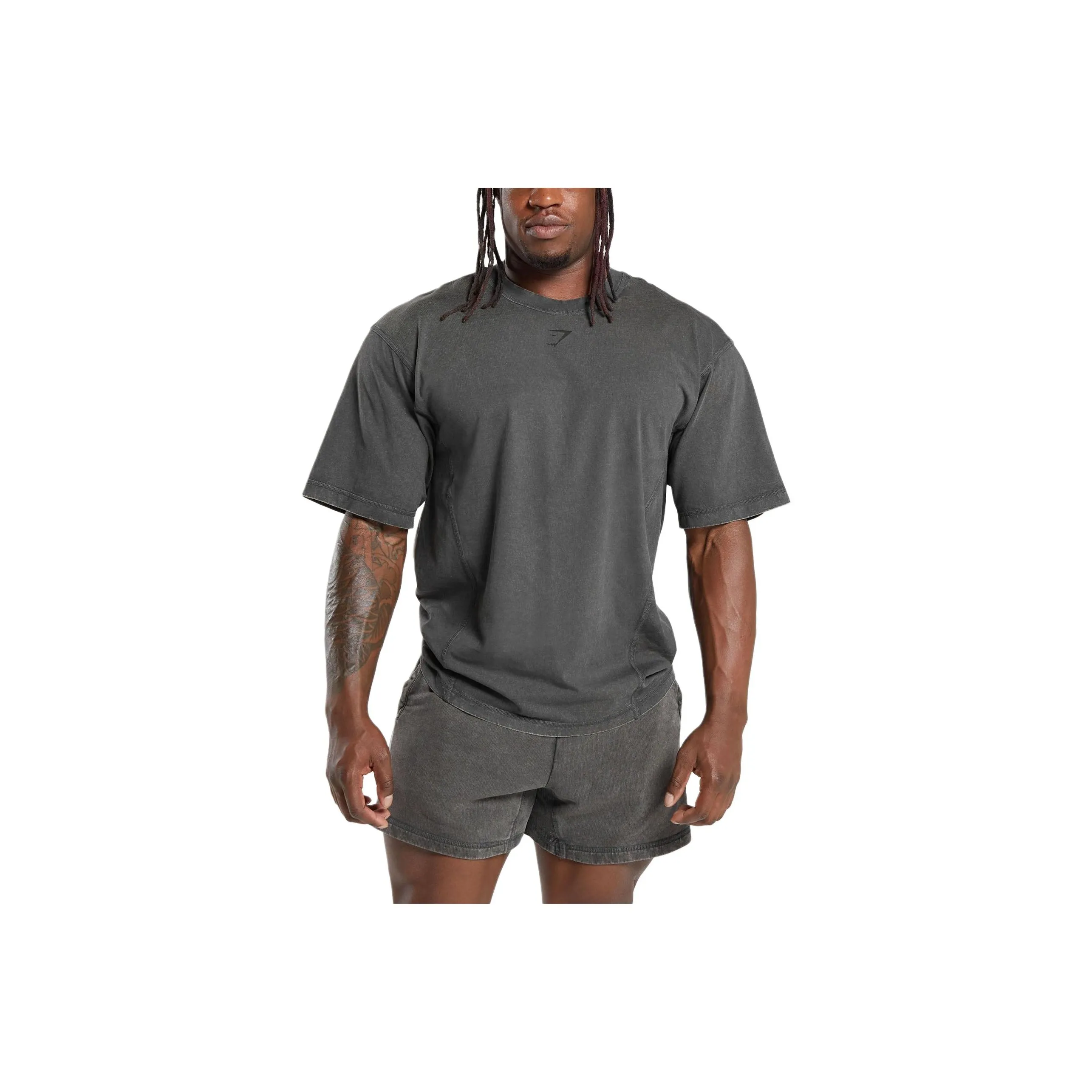 GYMSHARK T-Shirt Мужской Агат Серый