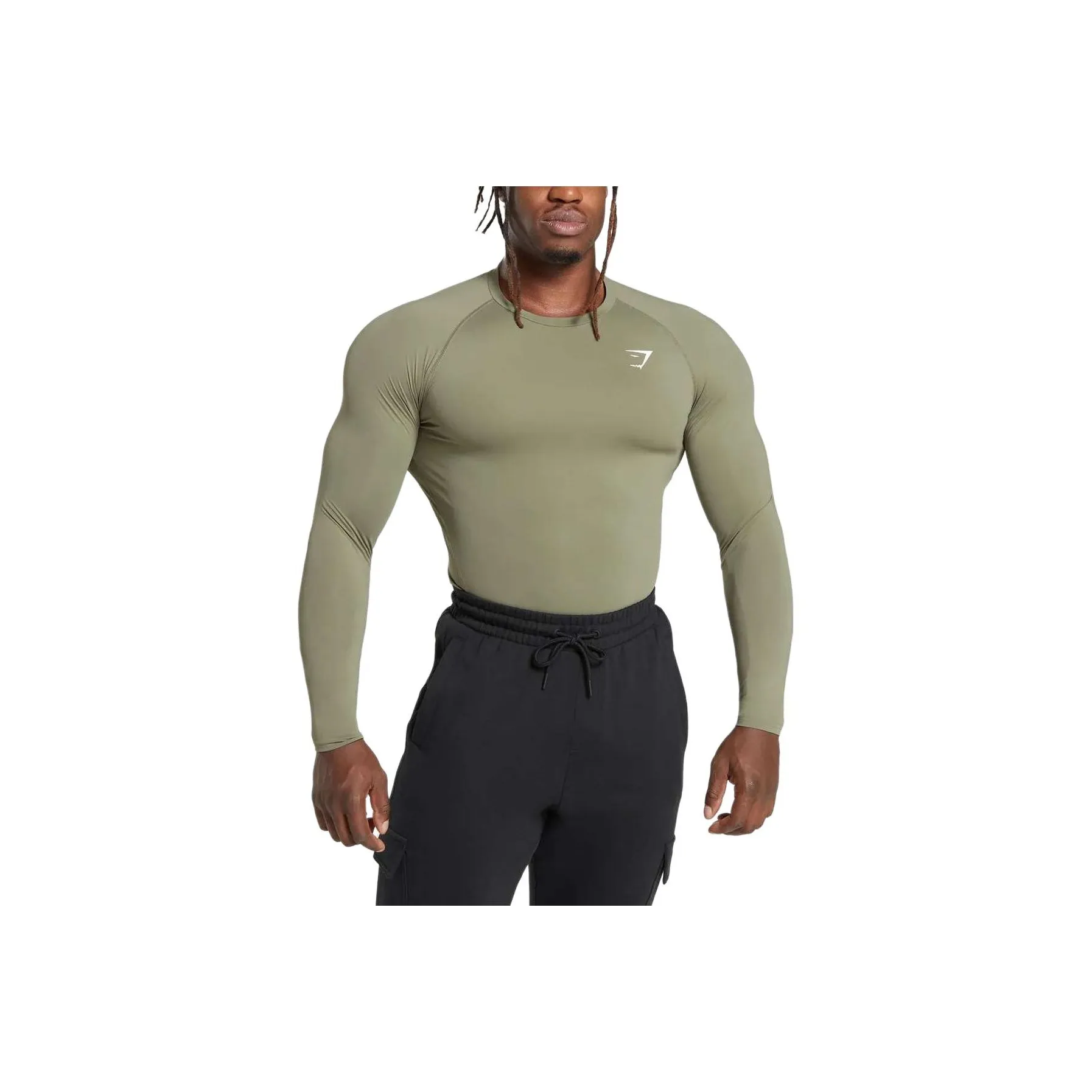 GYMSHARK Зеленый Мужской T-Рубашки