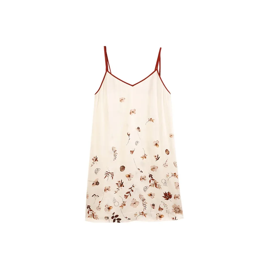 JINSANT Nightgown Women's The Shadow Of The Leaves Announces The Arrival Of Autumn