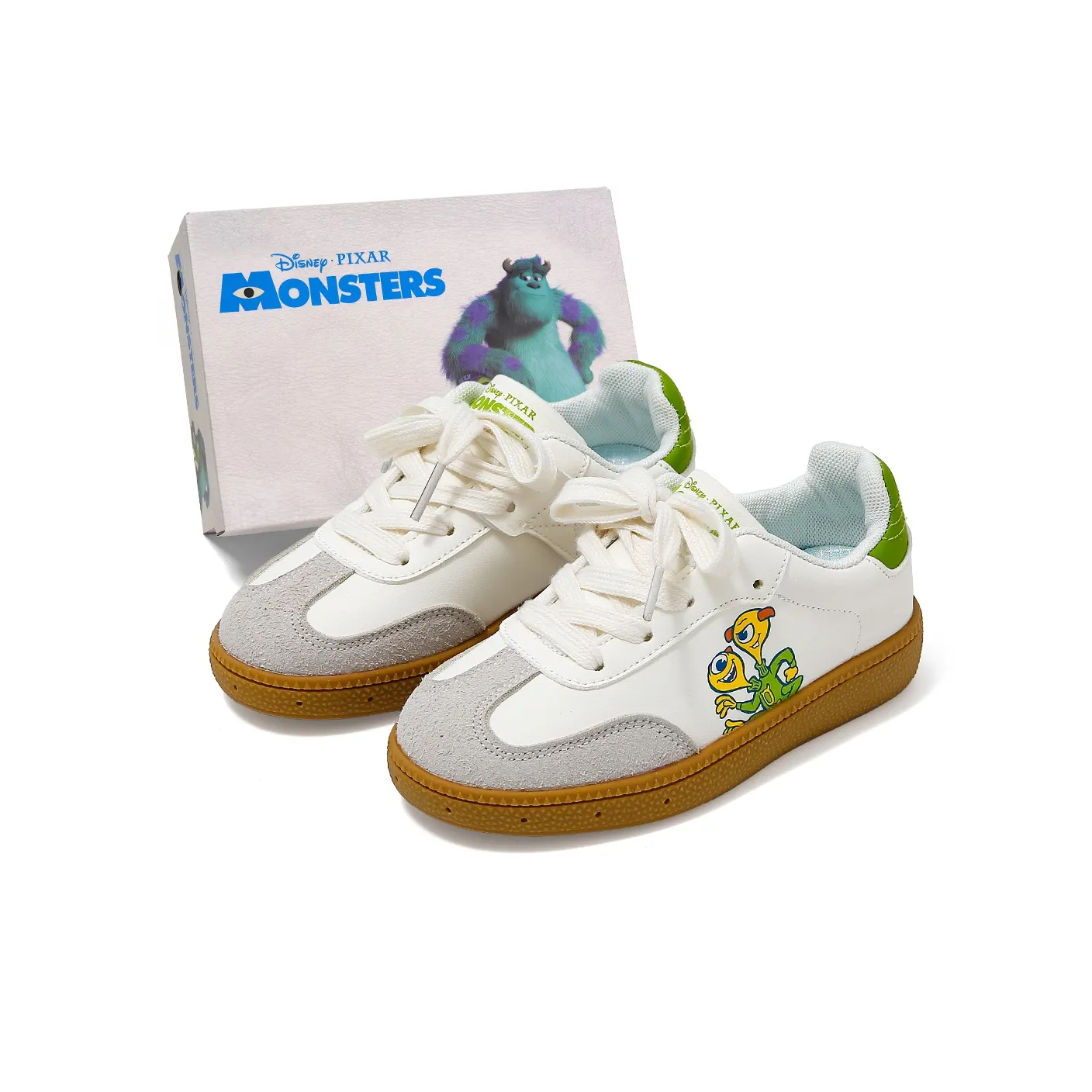 Disney Monsters Inc. серия противоскользящие анти-KICK амортизация устойчивые к истиранию низкие топы детские повседневные обувь для детей