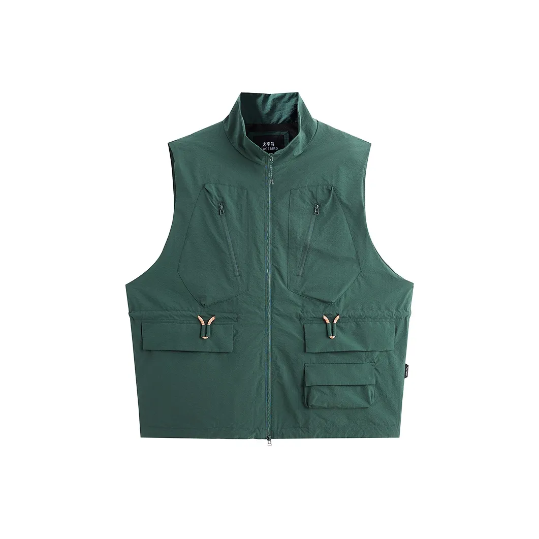 PEACEBIRD MEN Жилет Мужской Зеленый 1