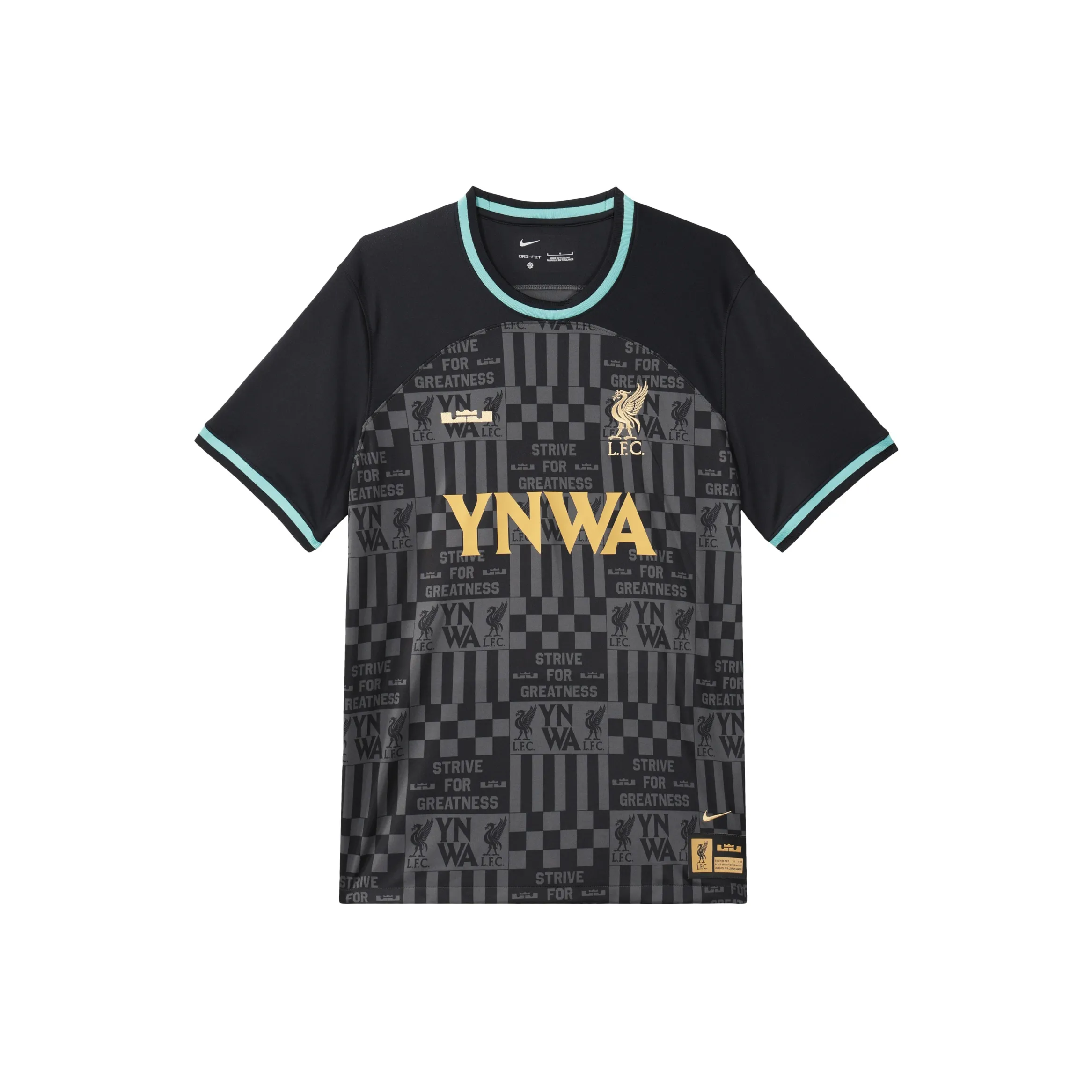 Nike LeBron X Liverpool Fc Stadium Men's Nike Dri-FIT Replica Soccer Jersey