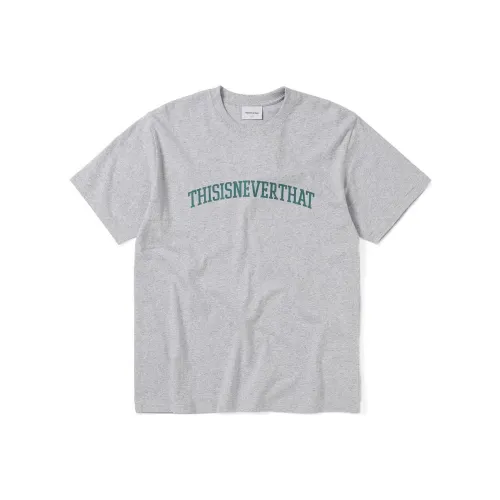 Thisisneverthat Вересковый серый Унисекс Футболка