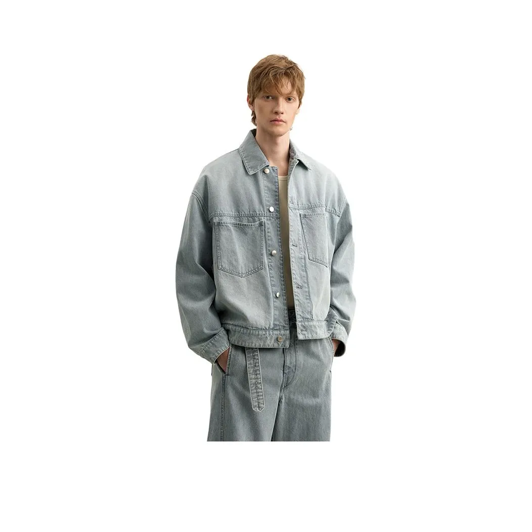 WHITT EPURE Denim Jacket Men's Glacier Blue