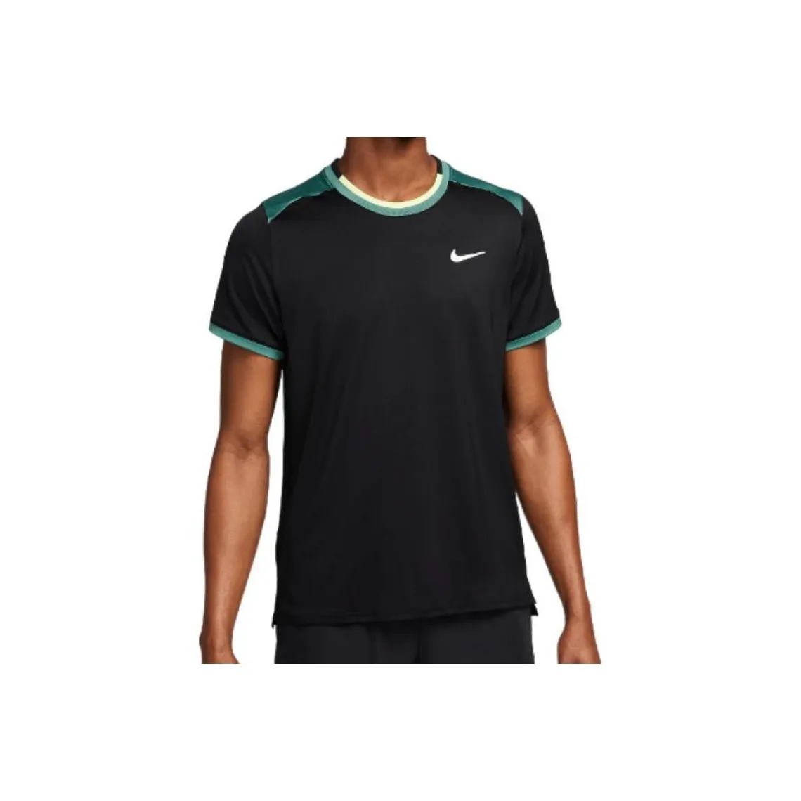Nike Dri Fit Теннис Топ T Рубашка Мужская Черная