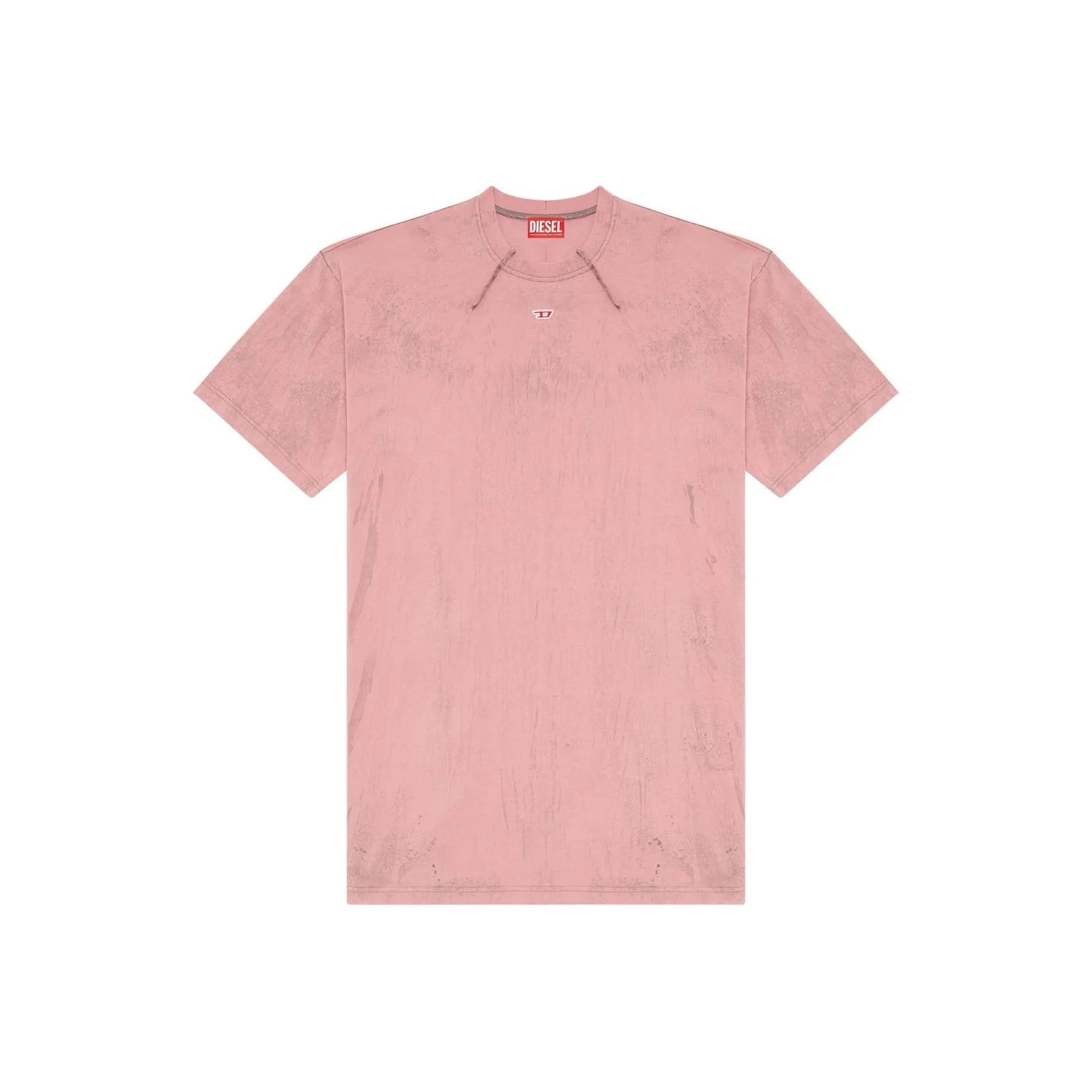 DIESEL Розовые Мужские T-рубашки