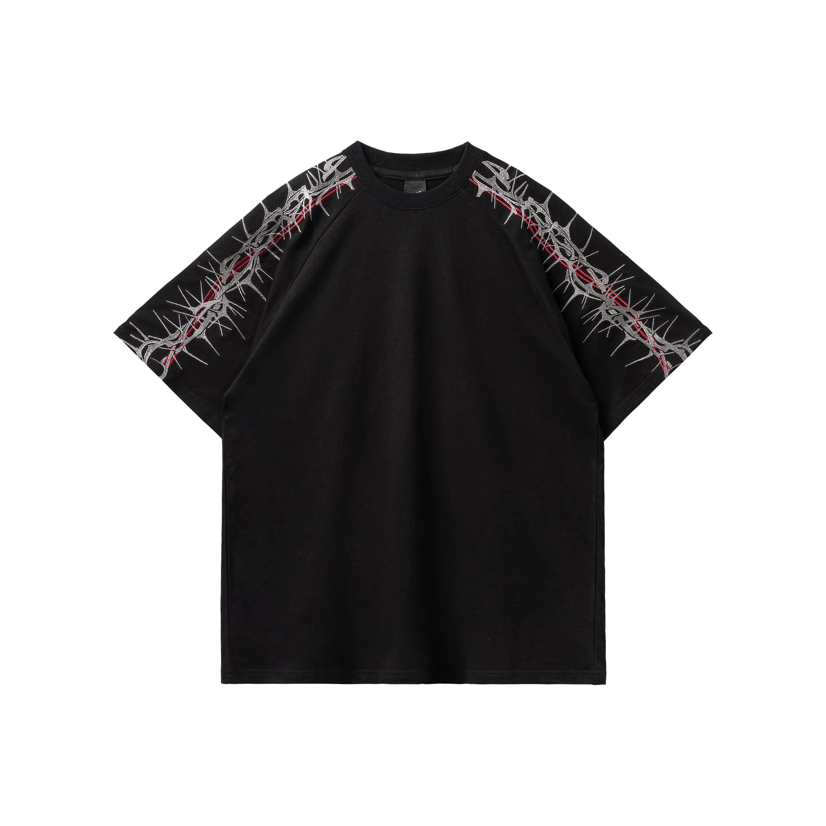 PILOTDRAGON 100% Cotton Crew Neck T Shirt Unisex Black