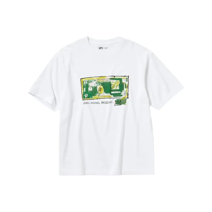 Jean michel Basquiat X UNIQLO Basquiat Collaboration T Shirts Unisex White