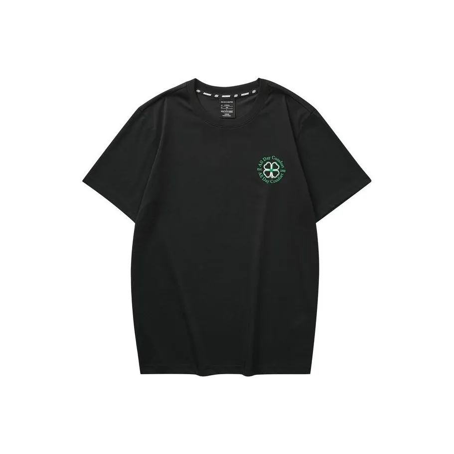 Skechers Colorful T Shirt Unisex Carbon Black