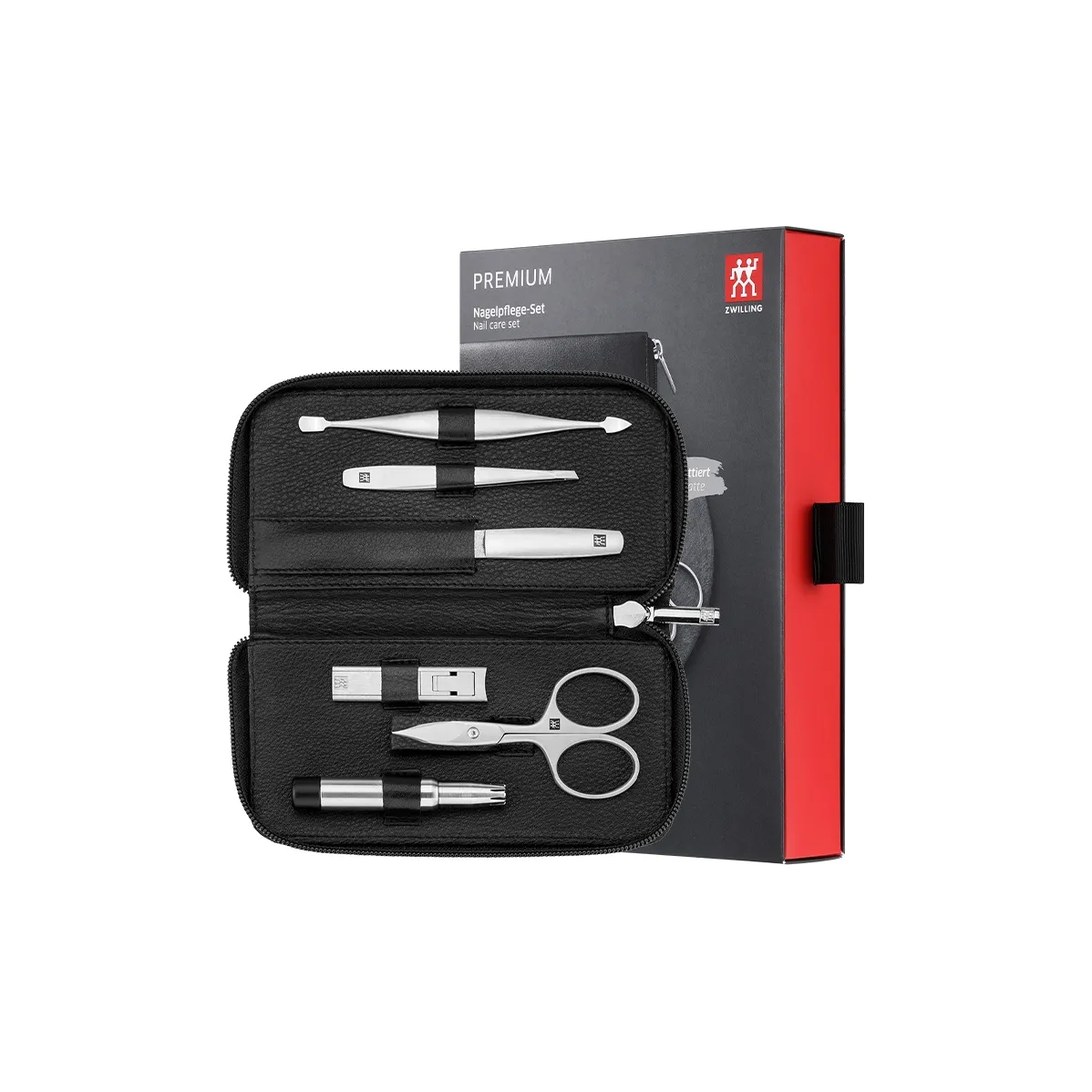 ZWILLING Очень тонкий Набор кусачек для ногтей с 6 шт. Триммер для ногтей и нижняя заколка для ухода за ногтями