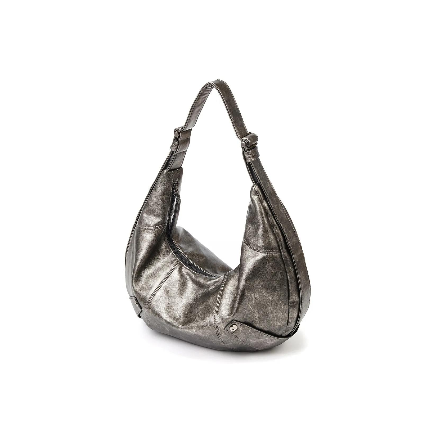 Yawei Kuroda Сумка через плечо из искусственной кожи большая унисекс темное золото