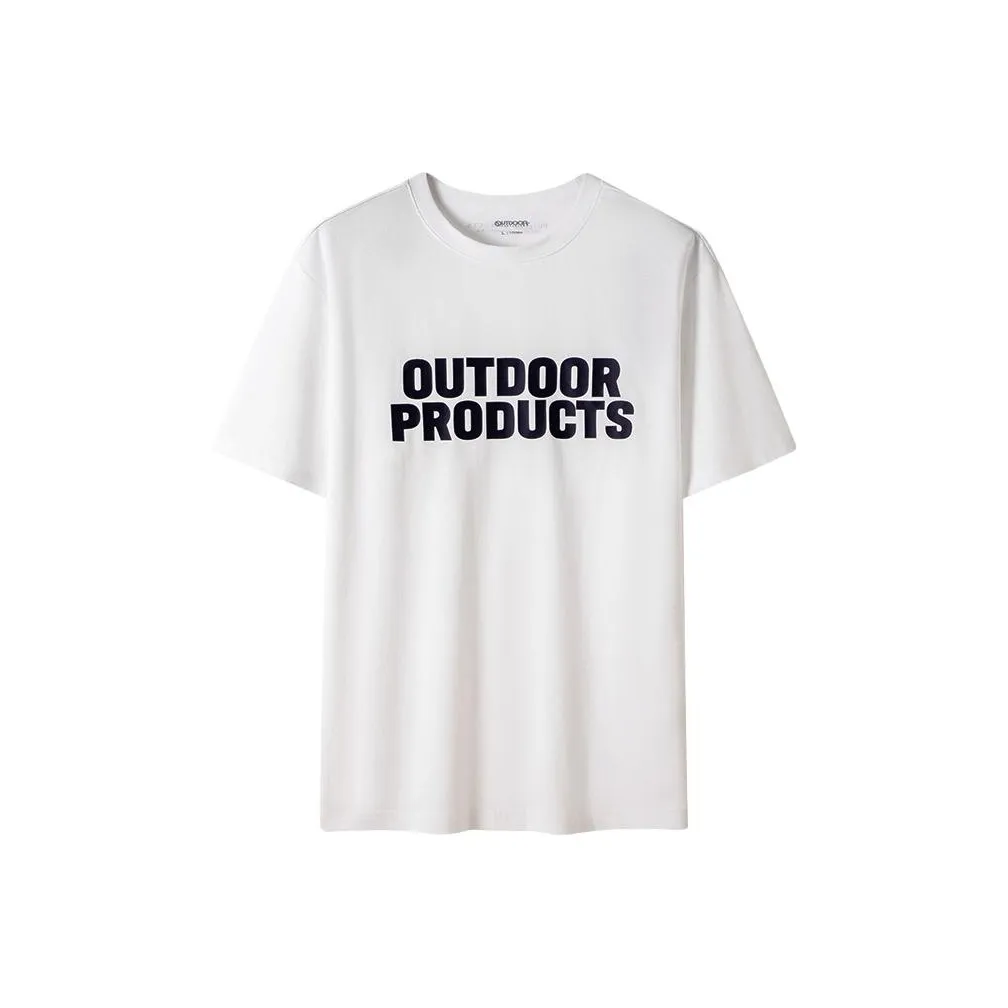 OUTDOOR PRODUCTS T-Shirt Мужской Классический Белый